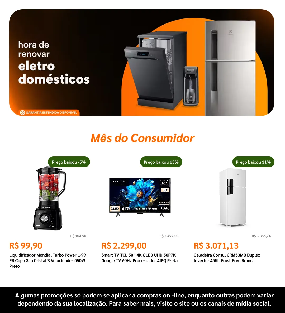 Encarte de  Ponto Frio 16 de abril até 6 de maio 2026 - Pagina 5