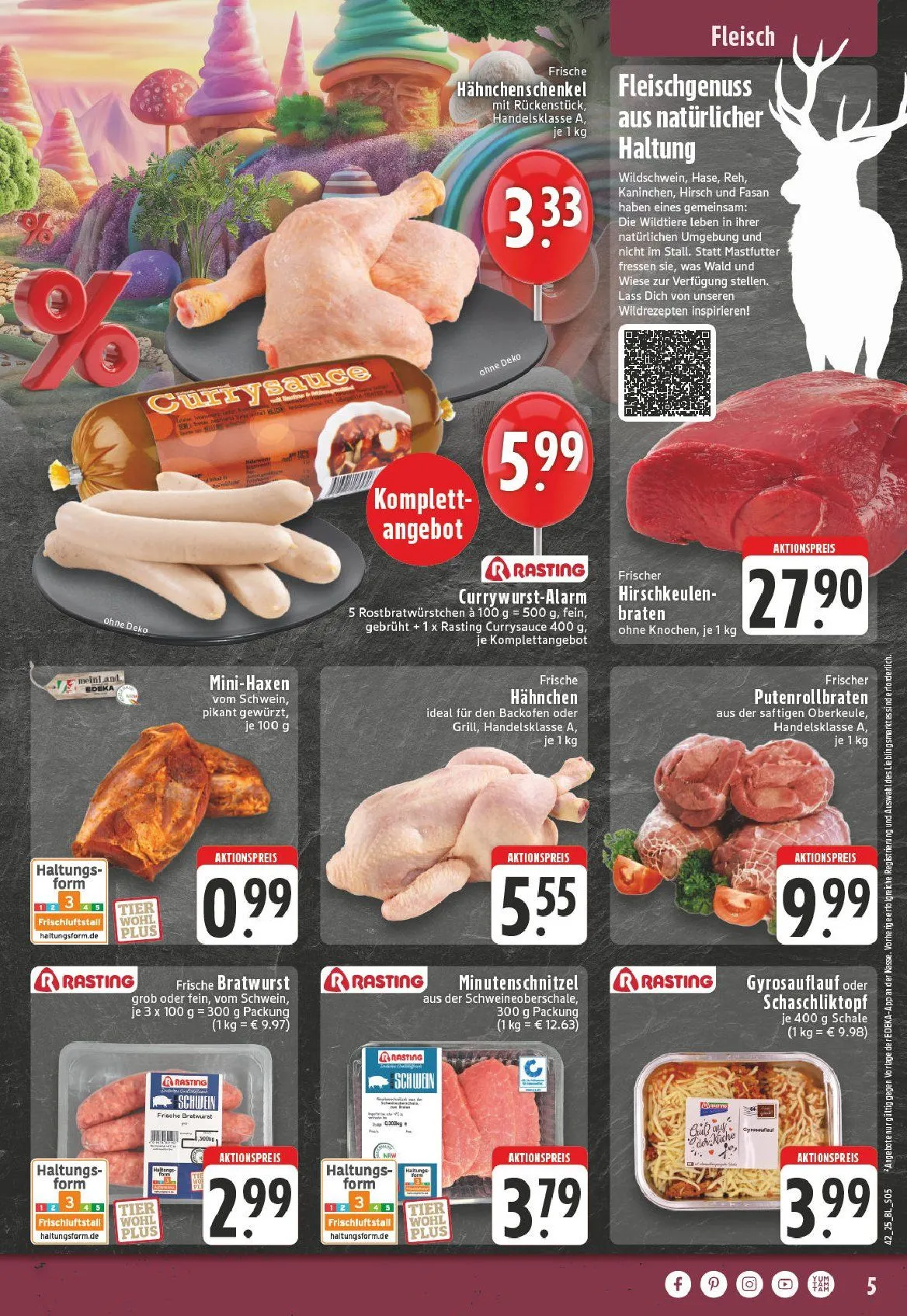 Edeka Prospekte von 12. Oktober bis 17. Oktober 2025 - Prospekt seite 5