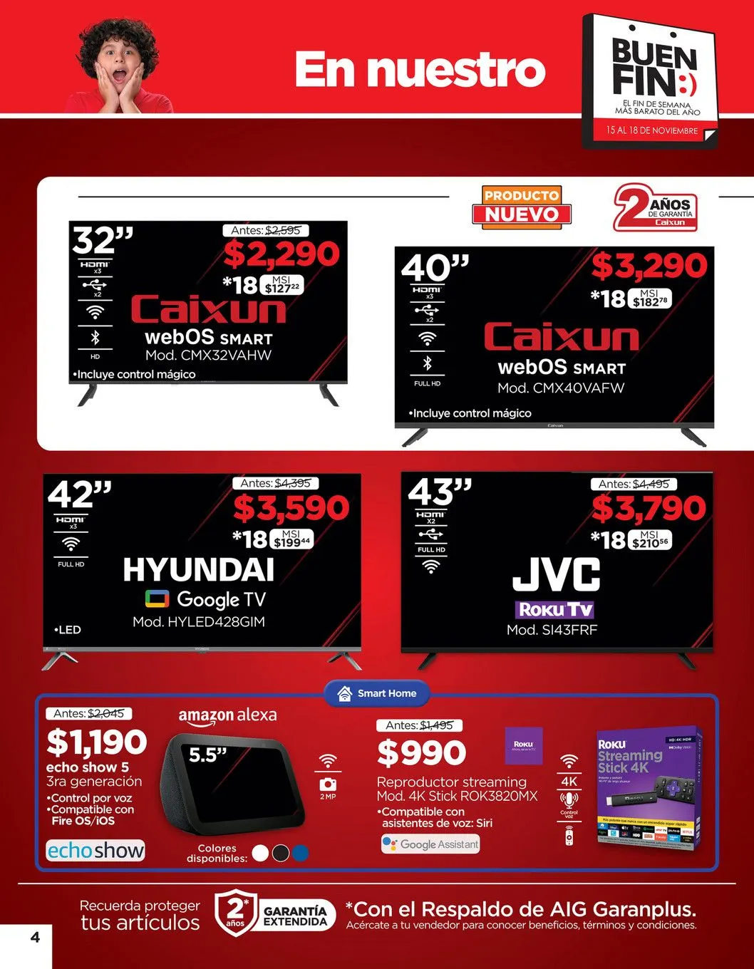 Catálogo de Descuentos en Buen Fin 15 de noviembre al 18 de noviembre 2024 - Pagina 4