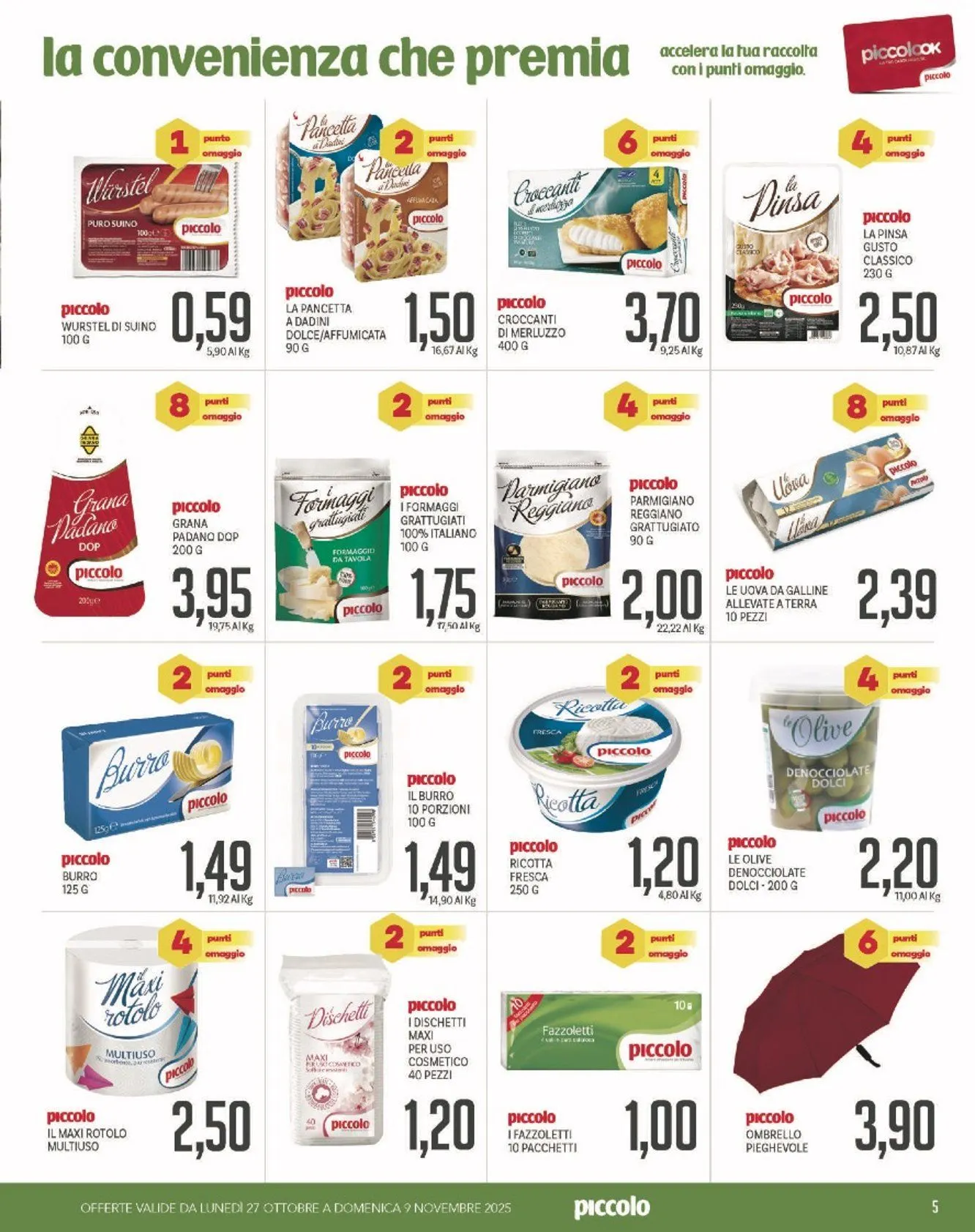Volantini Piccolo da 27 ottobre a 9 novembre di 2025 - Pagina del volantino 5