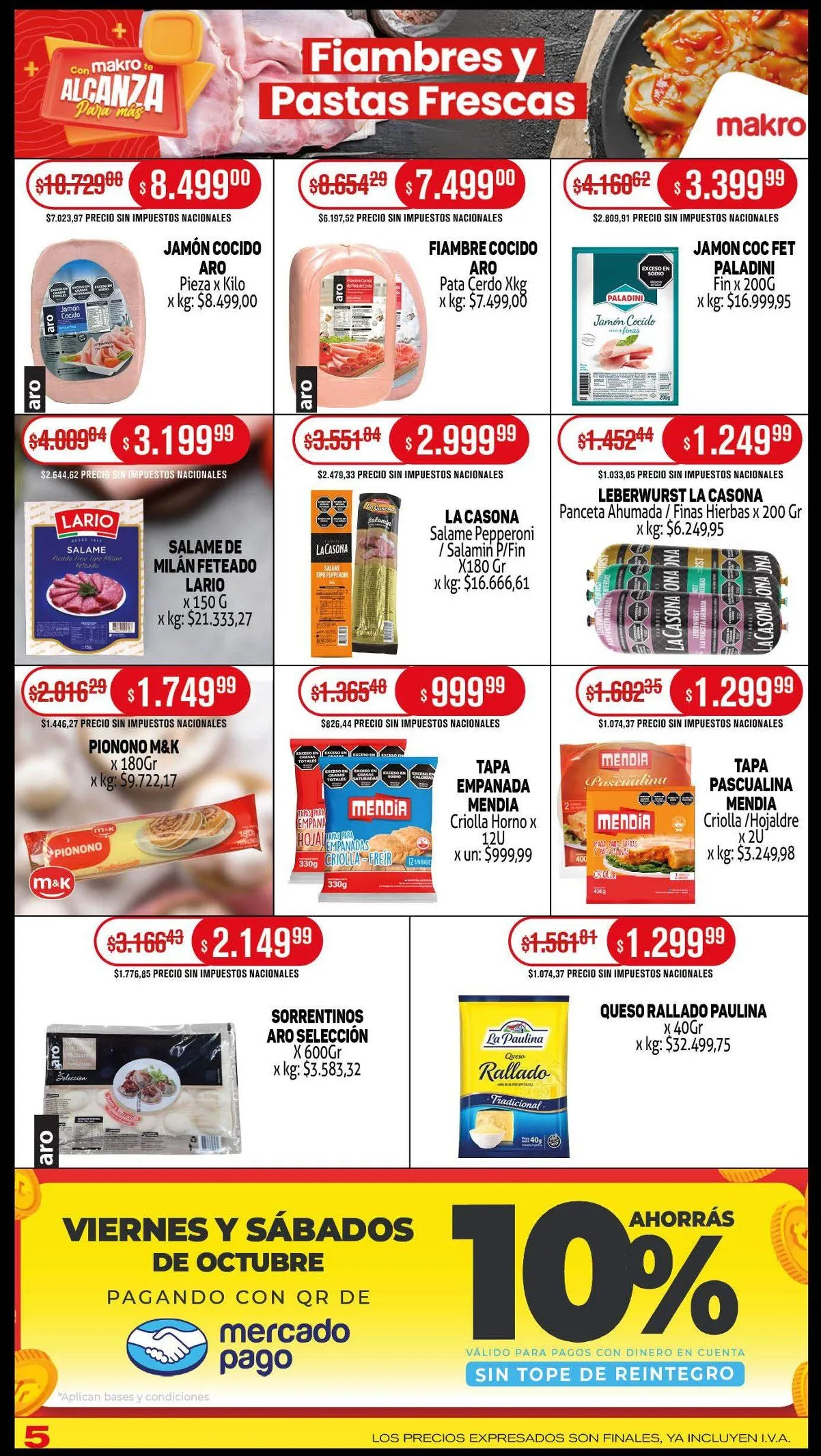 Ofertas de Ofertas Makro  2 de octubre al 9 de octubre 2025 - Página 5 del catálogo