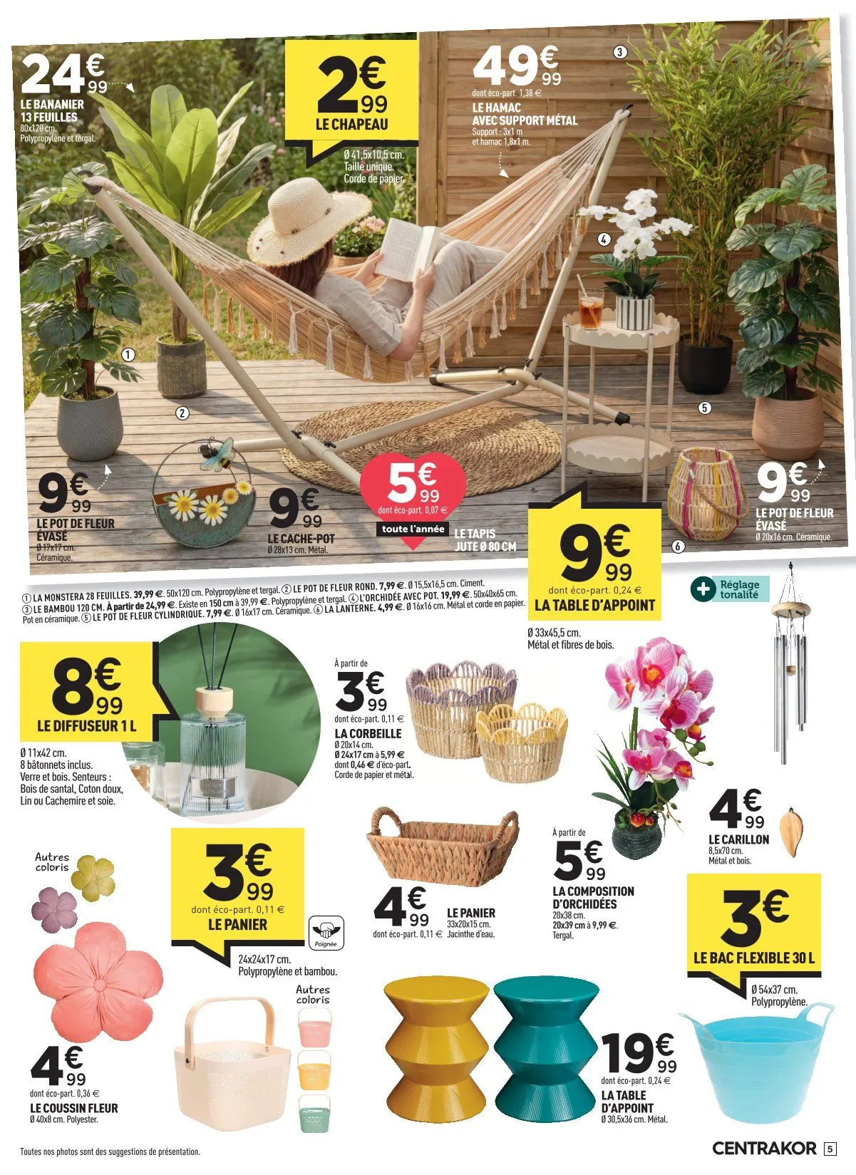 ARRIVÉE DES BEAUX JOURS du 11 mai au 24 mai 2026 - Catalogue page 5