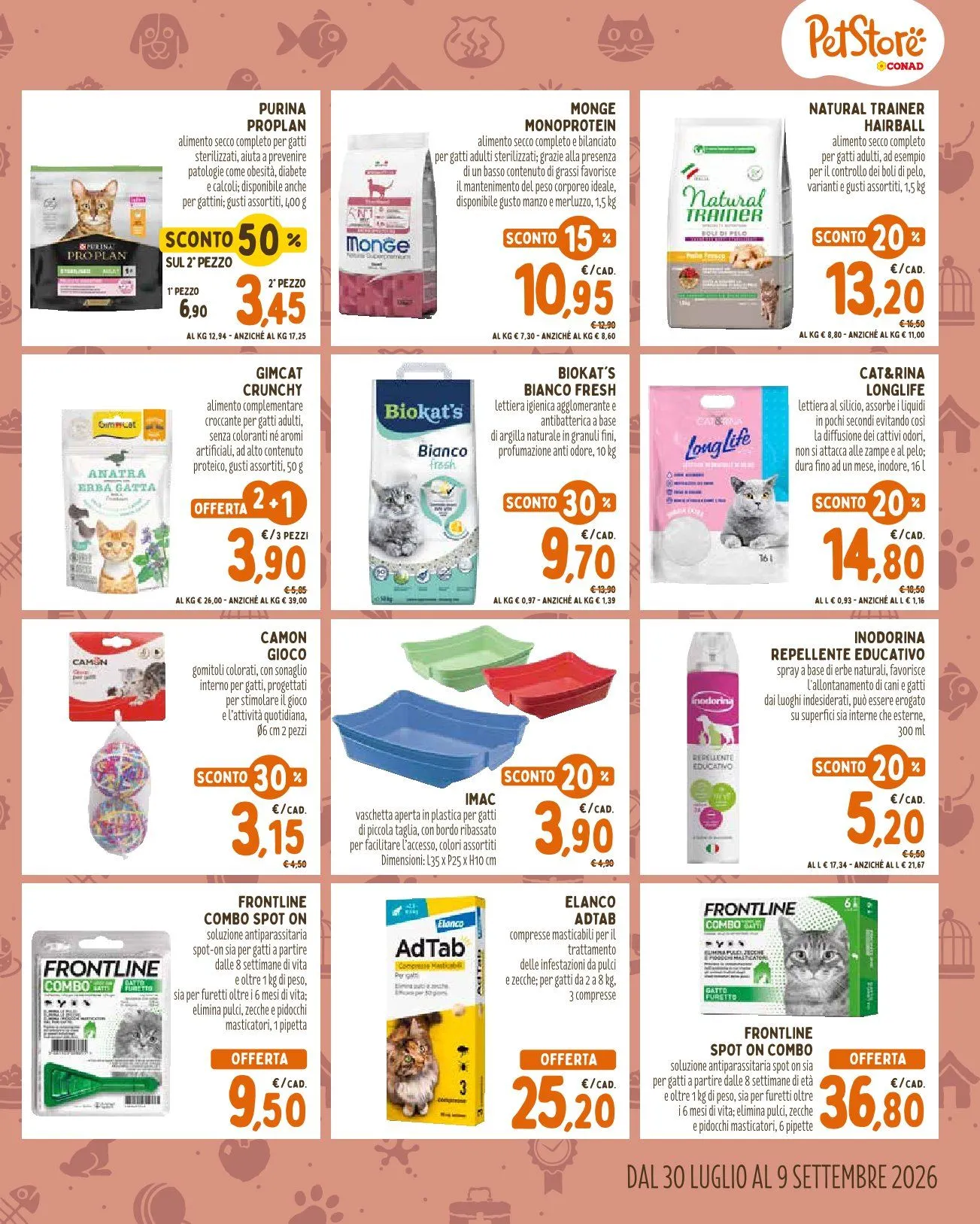 Volantini Pet Store Conad da 29 luglio a 8 settembre di 2026 - Pagina del volantino 5