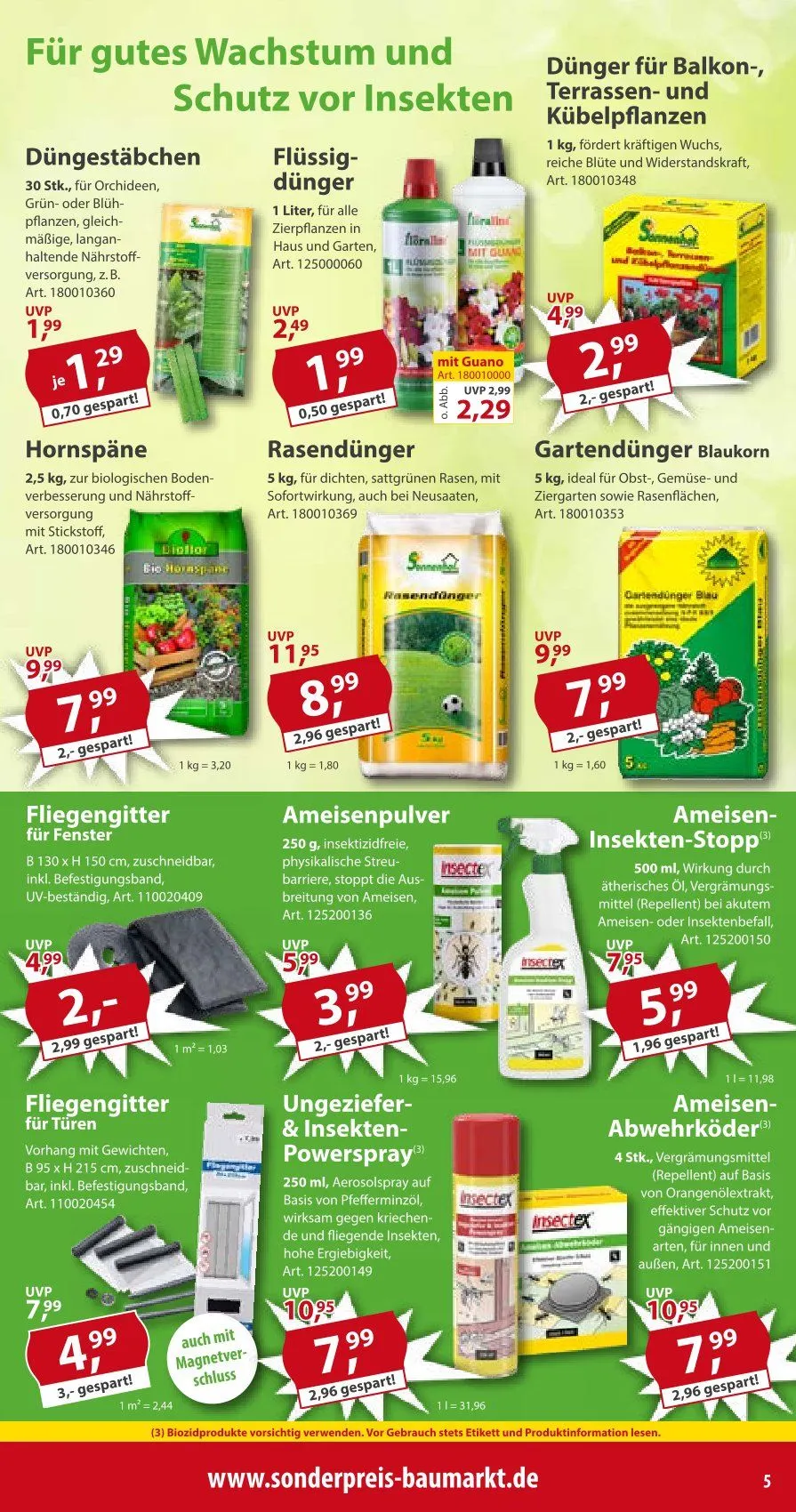  Sonderpreis-Baumarkt Angebote von 4. März bis 10. April 2026 - Prospekt seite 5