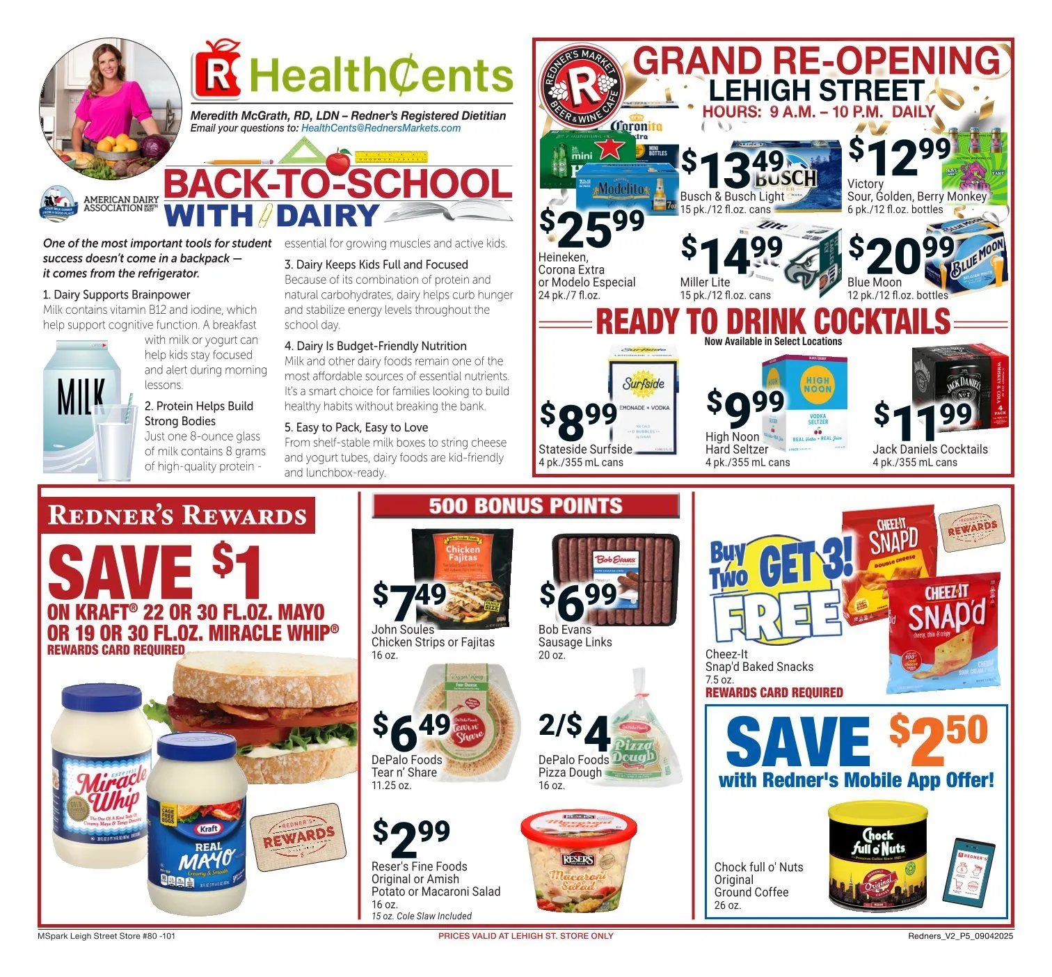 Weekly ad Redner's Market Sales from September 4 to September 9 2025 - Page 5
