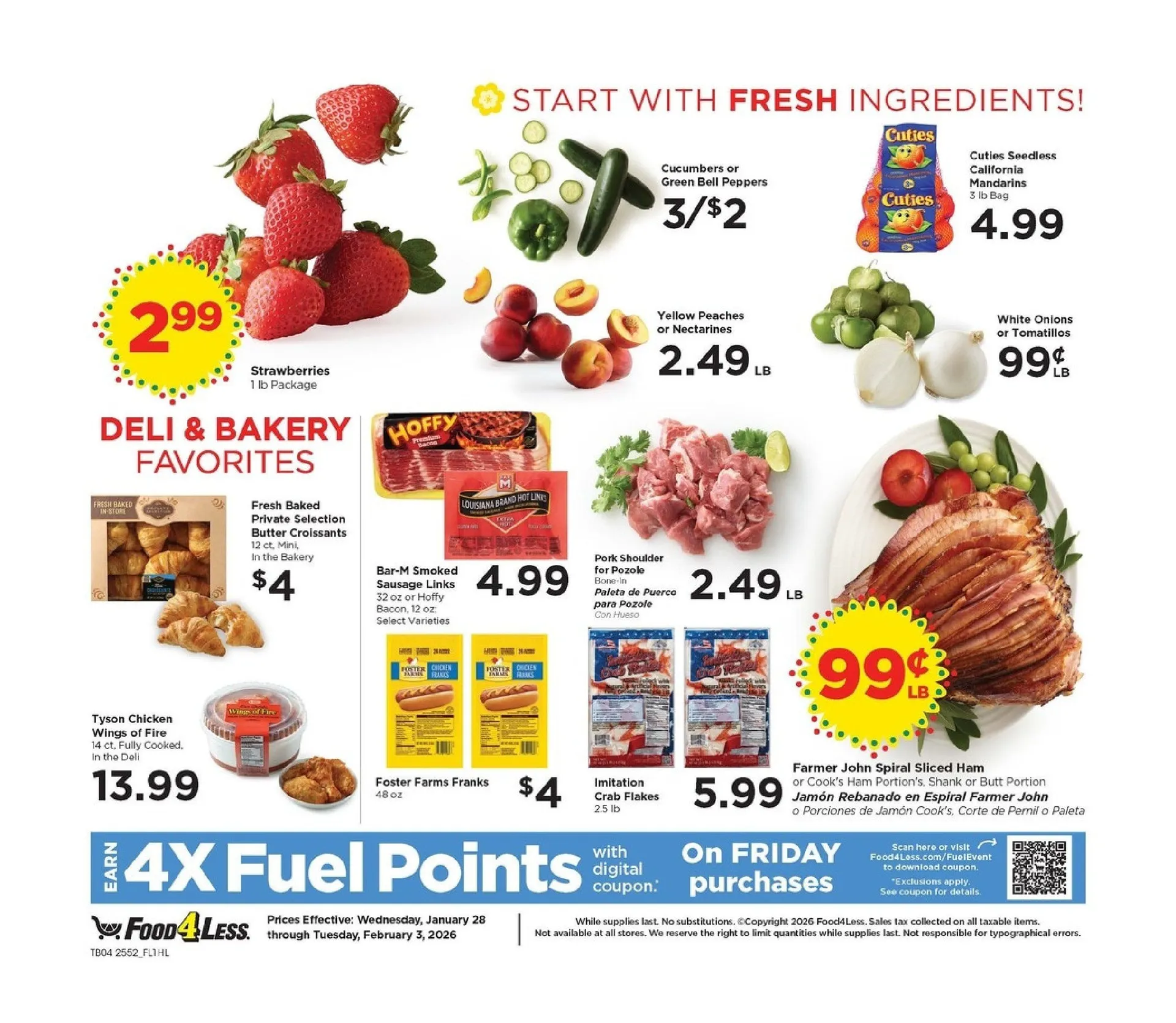 Weekly promotion Food 4 Less Sales spanning from January 28 to February 3 2026 - Page 5 for Catalogue 365