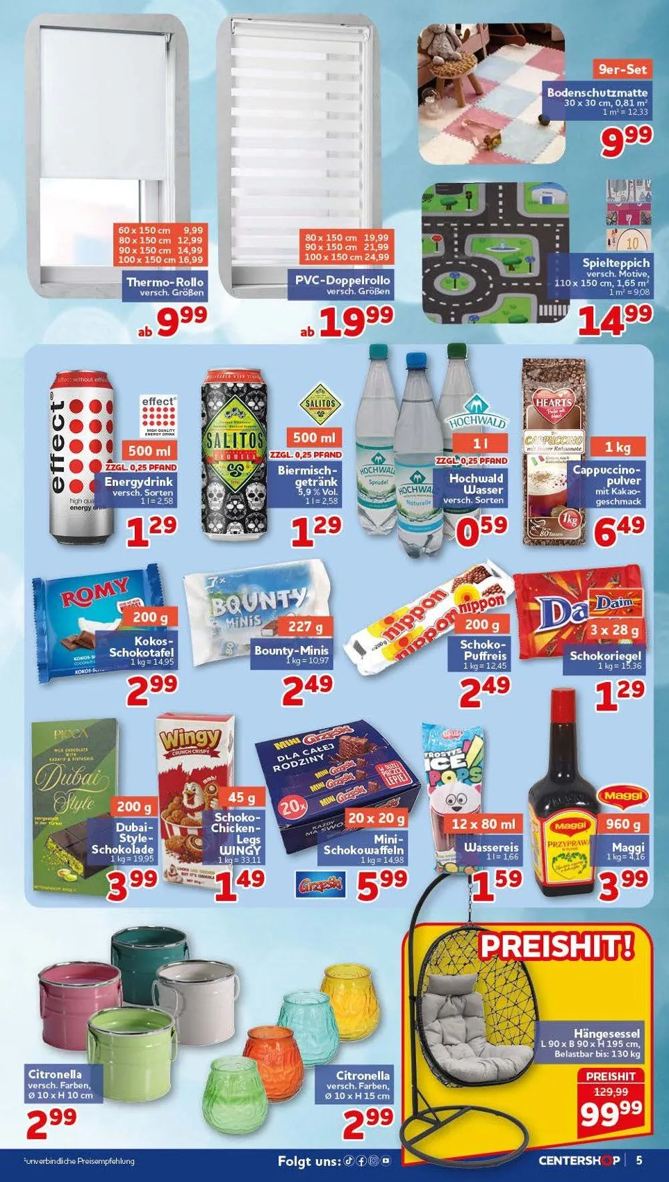 CENTERSHOP Prospekte von 20. Juli bis 25. Juli 2026 - Prospekt seite 5
