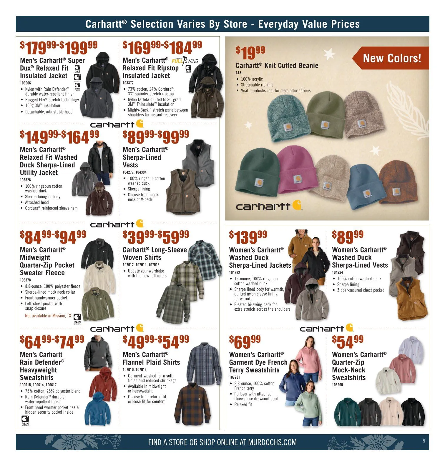 Weekly ad Murdoch’s Sales from December 9 to December 22 2025 - Page 5