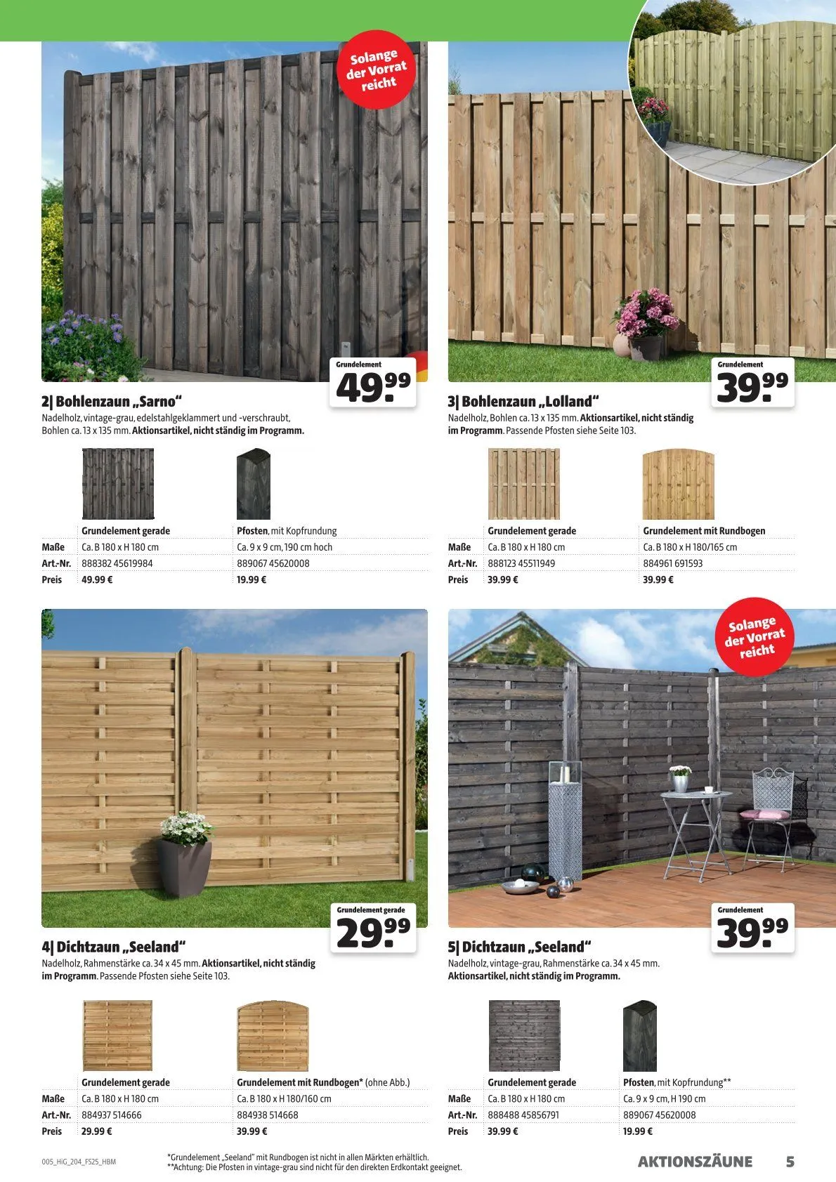 Hagebau Prospekt von 21. Mai bis 31. Dezember 2025 - Prospekt seite 5