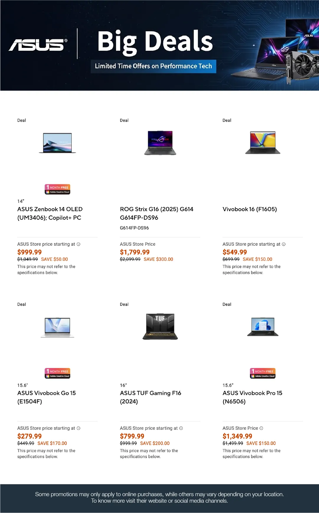 Weekly promotion Asus Sales spanning from November 19 to November 30 2025 - Page 4 for Catalogue 365