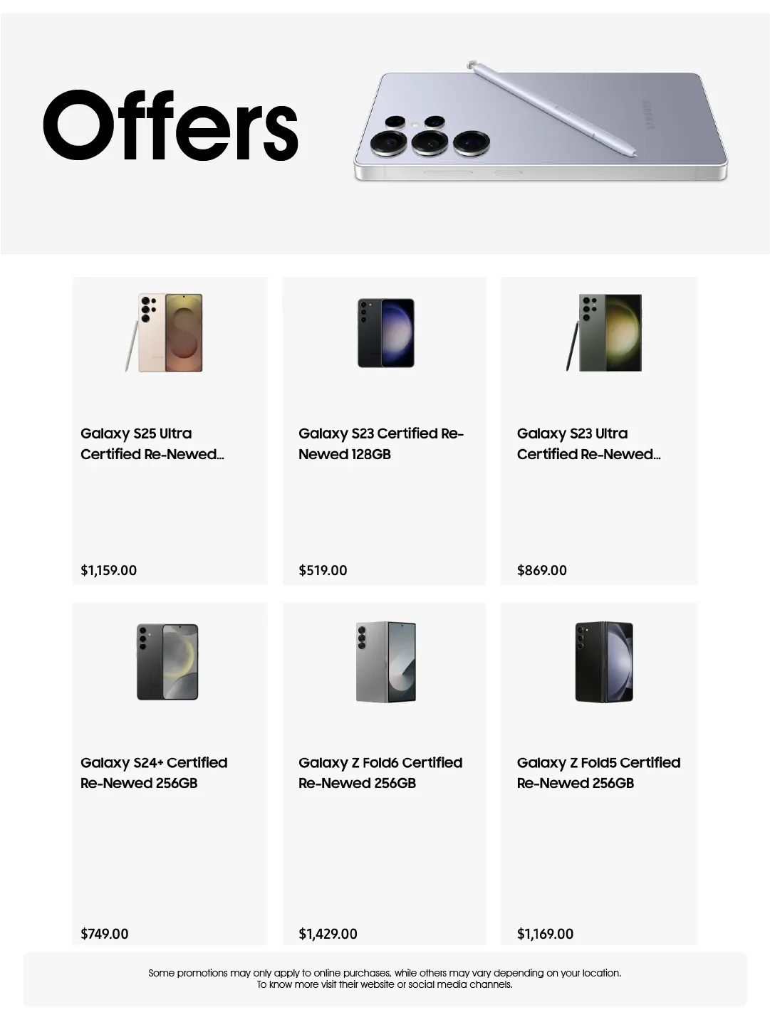 Weekly ad  Samsung Sales from April 20 to May 10 2026 - Page 4