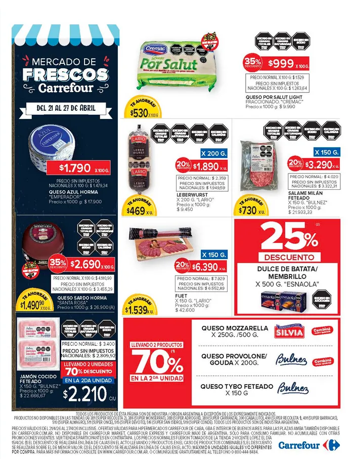 Ofertas de Ofertas Carrefour  21 de abril al 27 de abril 2026 - Página 5 del catálogo