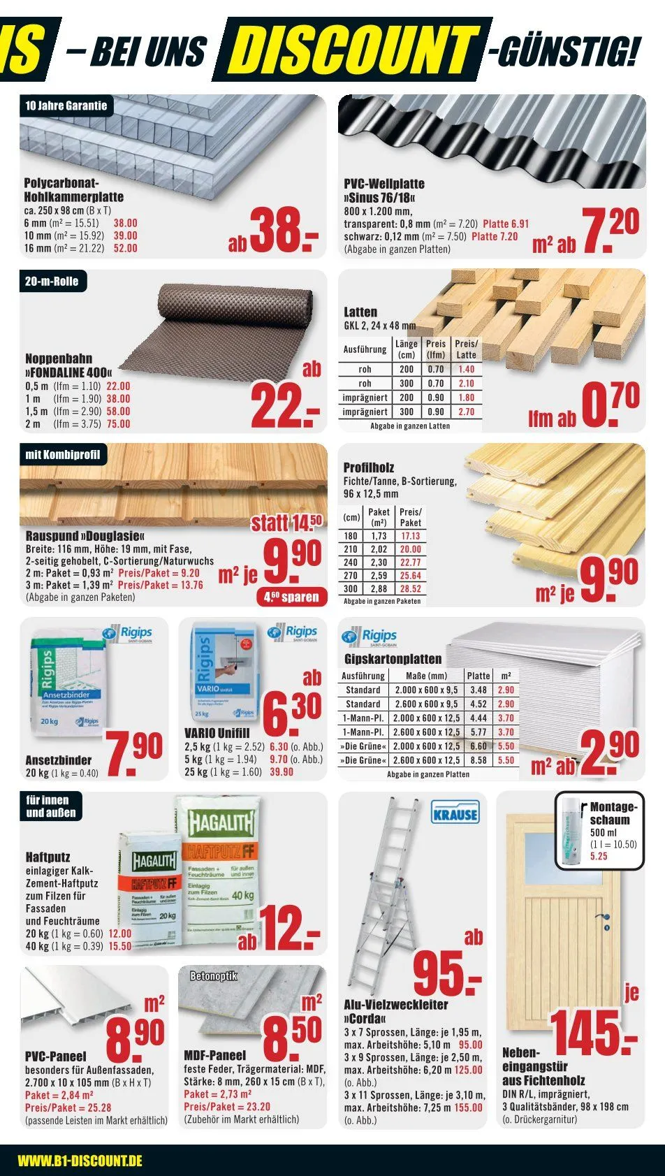 B1 Discount Baumarkt Angebote von 20. Juni bis 26. Juni 2026 - Prospekt seite 5