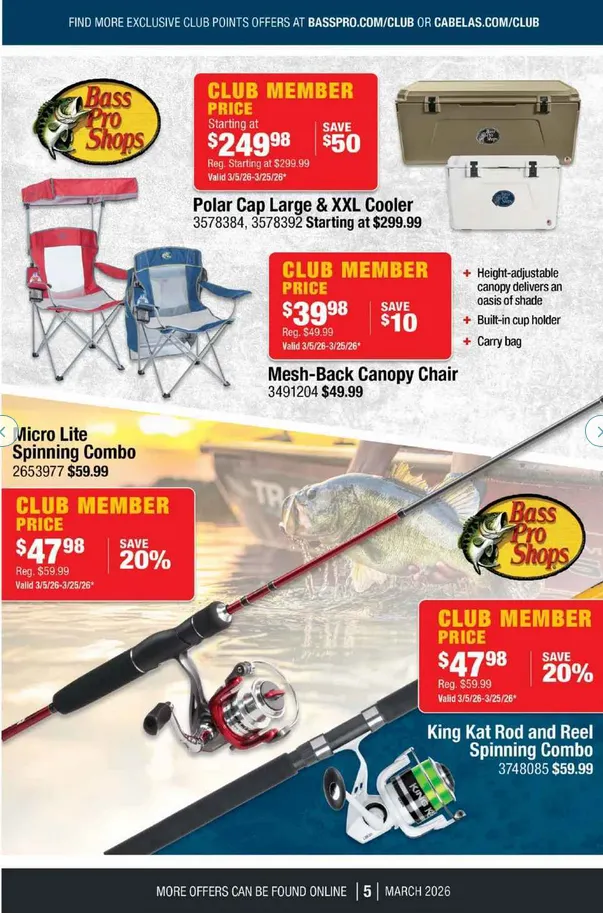 Weekly ad Bass Pro Shops Sales from March 27 to March 31 2026 - Page 5