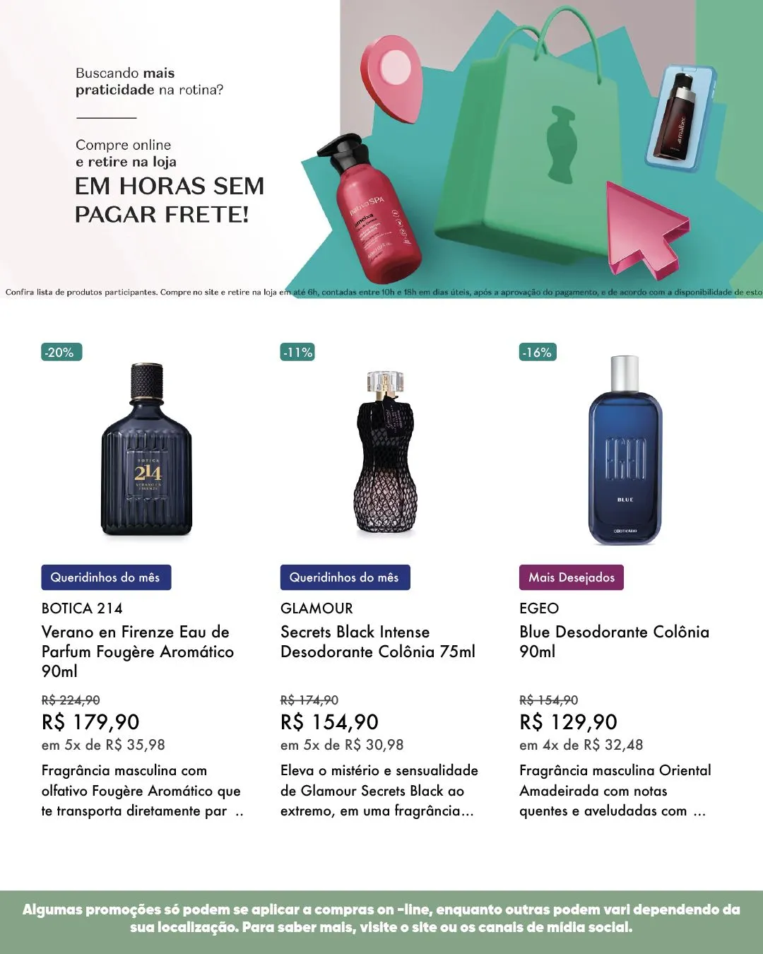 Encarte de O Boticário Ofertas semanais! 11 de abril até 30 de abril 2025 - Pagina 4