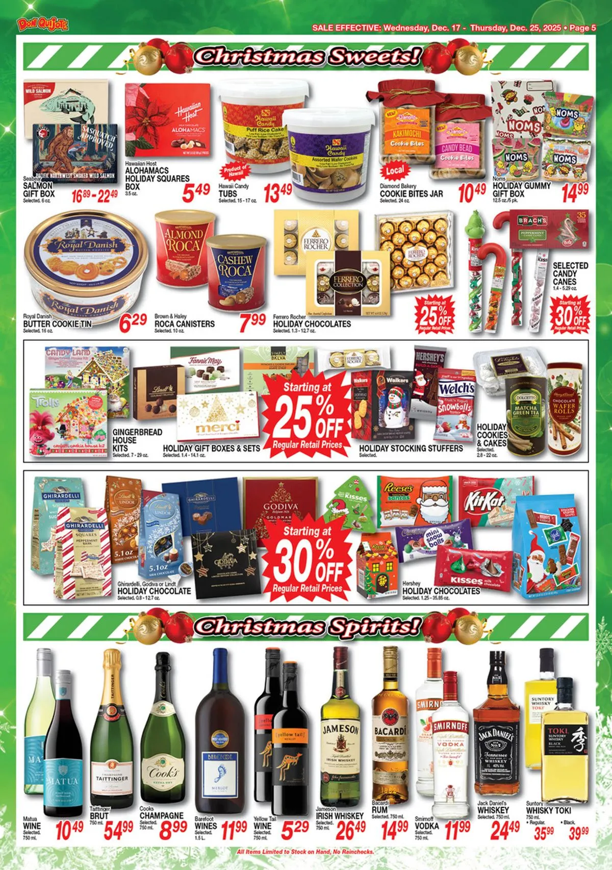 Weekly ad Don Quijote Hawaii Sales from December 17 to December 25 2025 - Page 5