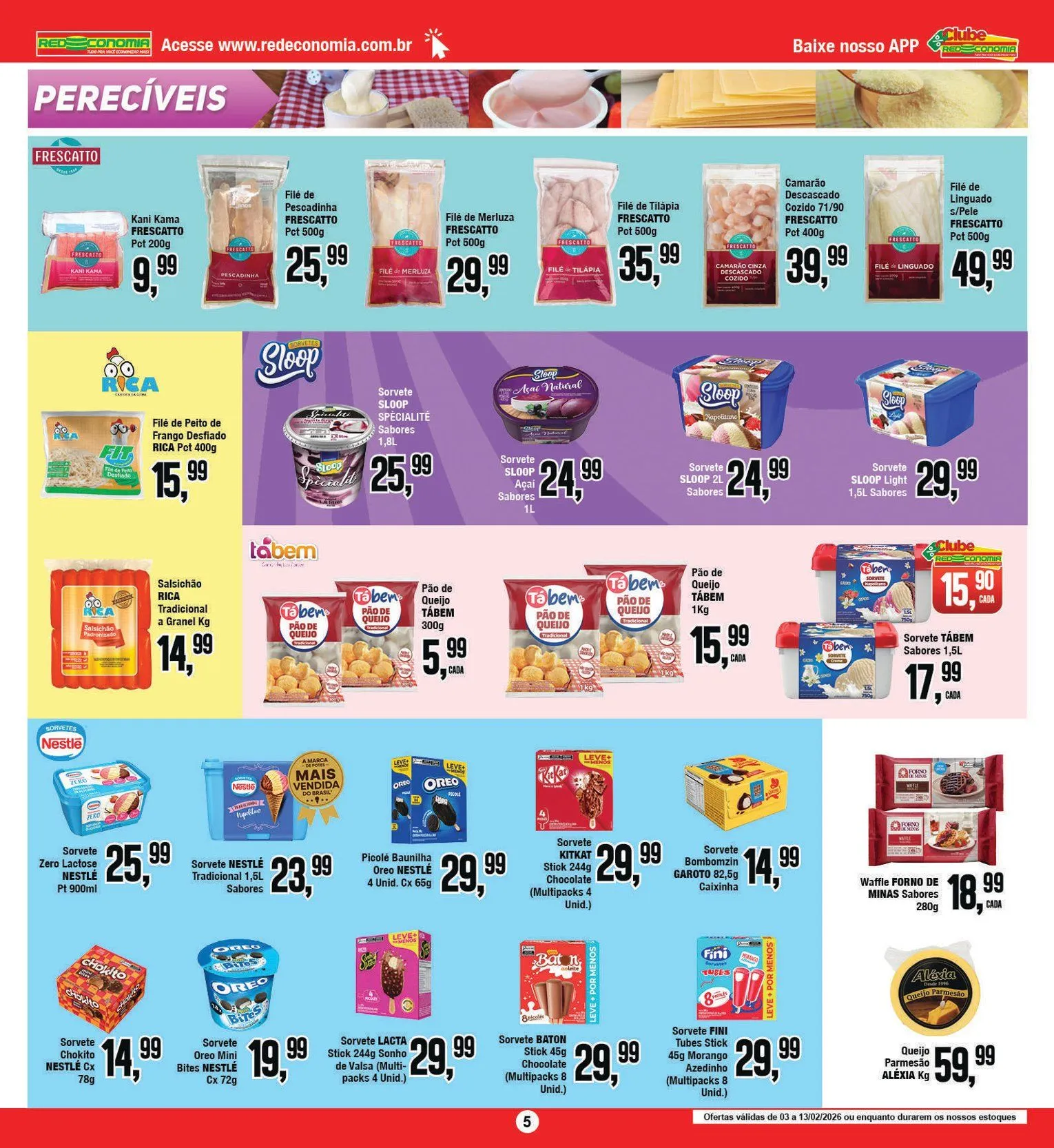 Encarte de Folhetos Redeconomia  4 de fevereiro até 5 de fevereiro 2026 - Pagina 5