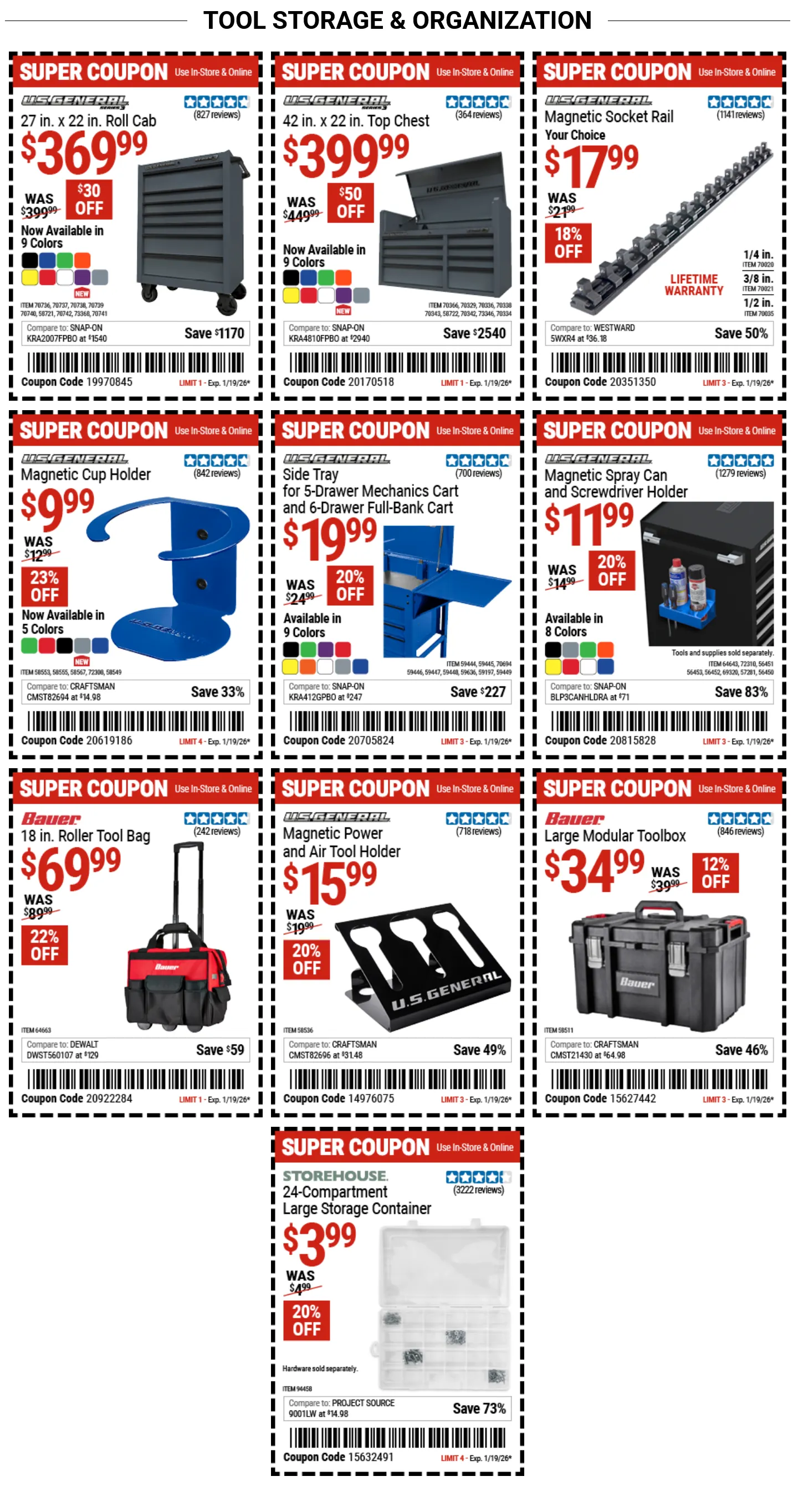Weekly ad Harbor Freight Sales from December 29 to January 19 2026 - Page 5