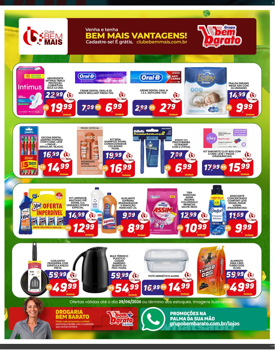 Encarte de Folhetos Bem Barato 23 de junho até 29 de junho 2026 - Pagina 5