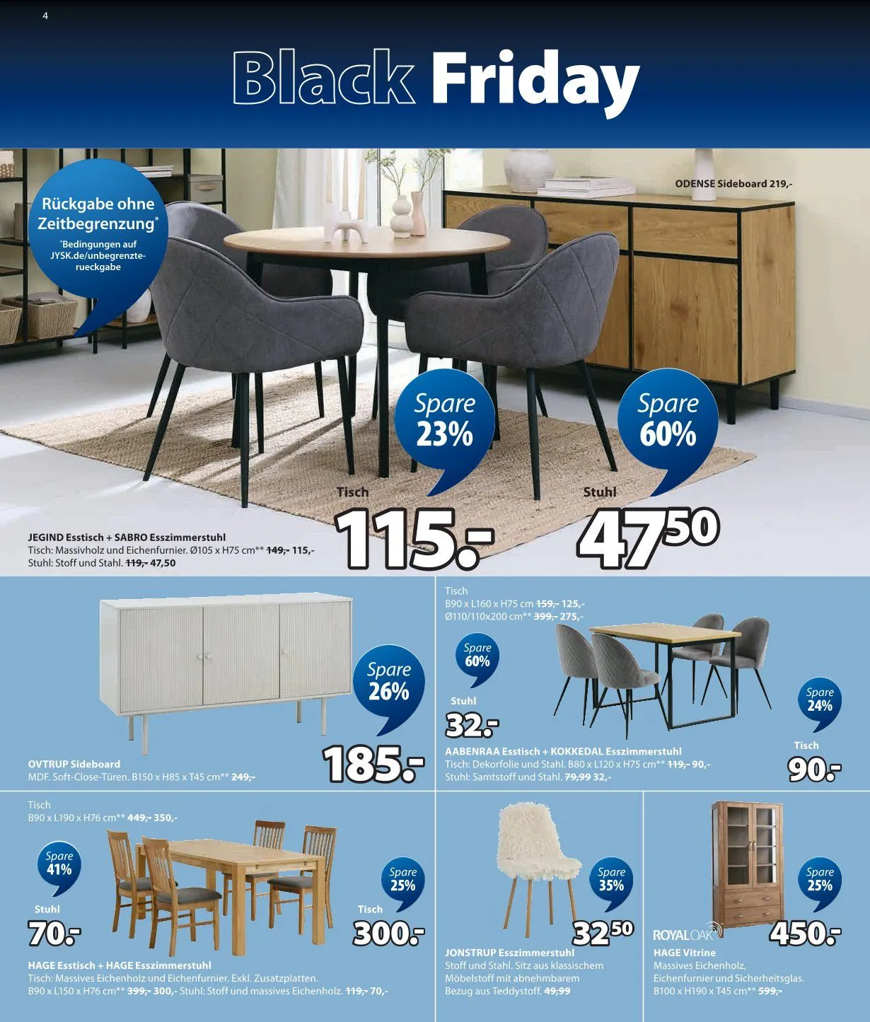 JYSK Angebote von 19. Oktober bis 29. November 2025 - Prospekt seite 4