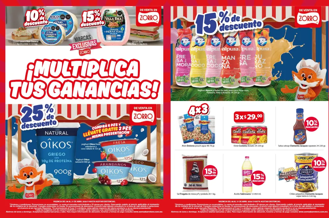 Catálogo de Zorro Ofertas 8 de abril al 22 de abril 2026 - Pagina 5
