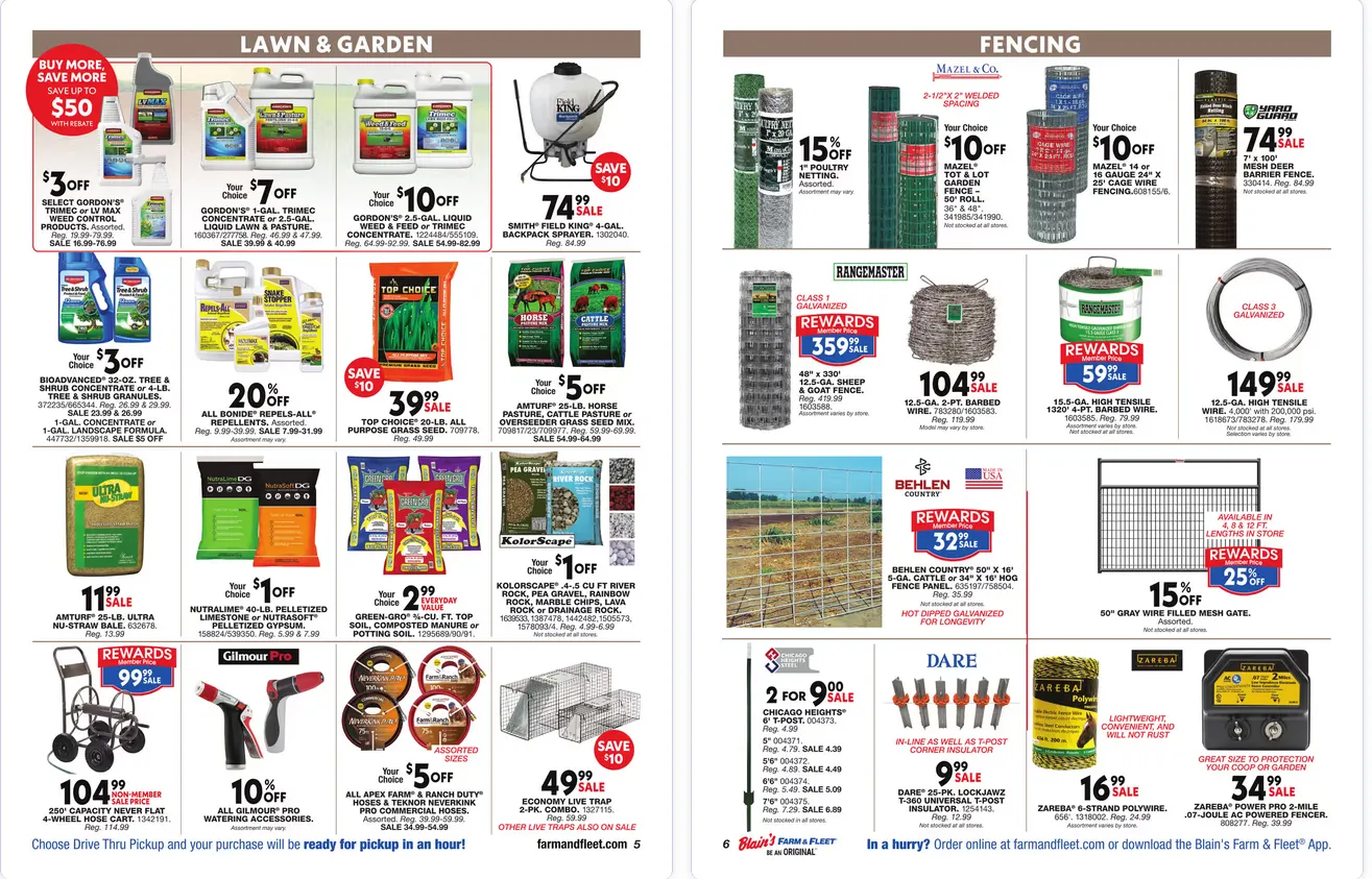 Weekly promotion Blain's Farm & Fleet Sales spanning from May 21 to May 31 2026 - Page 5 for Catalogue 365