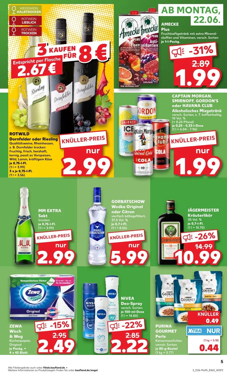 Kaufland Prospekte von 22. Juni bis 24. Juni 2026 - Prospekt seite 5