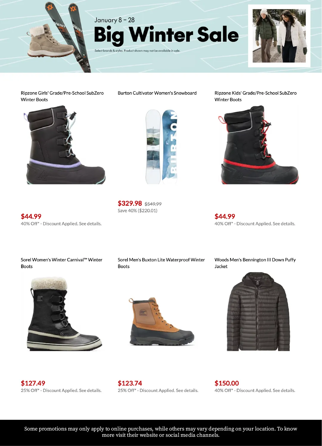 Sport Chek Sales from January 16 to January 31 2026 - flyer page 4