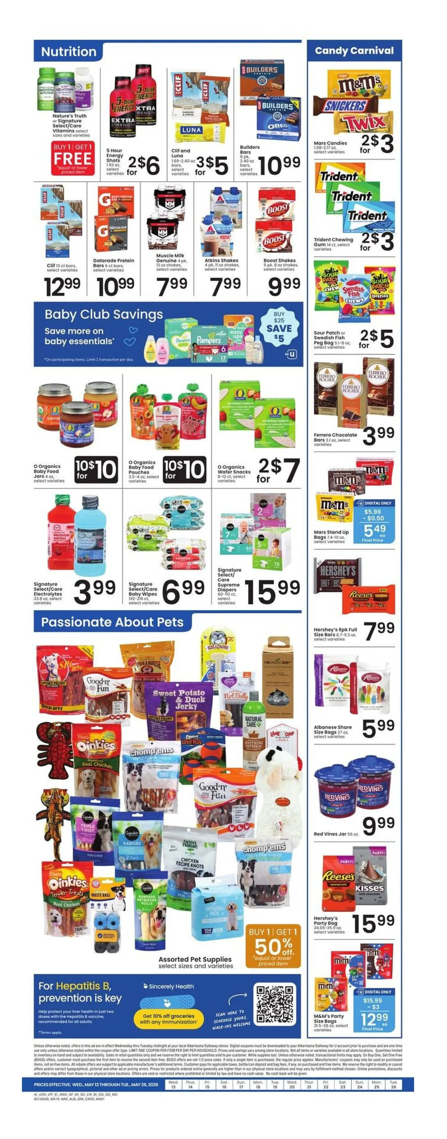 Weekly promotion Albertsons Sales spanning from May 20 to May 26 2026 - Page 5 for Catalogue 365