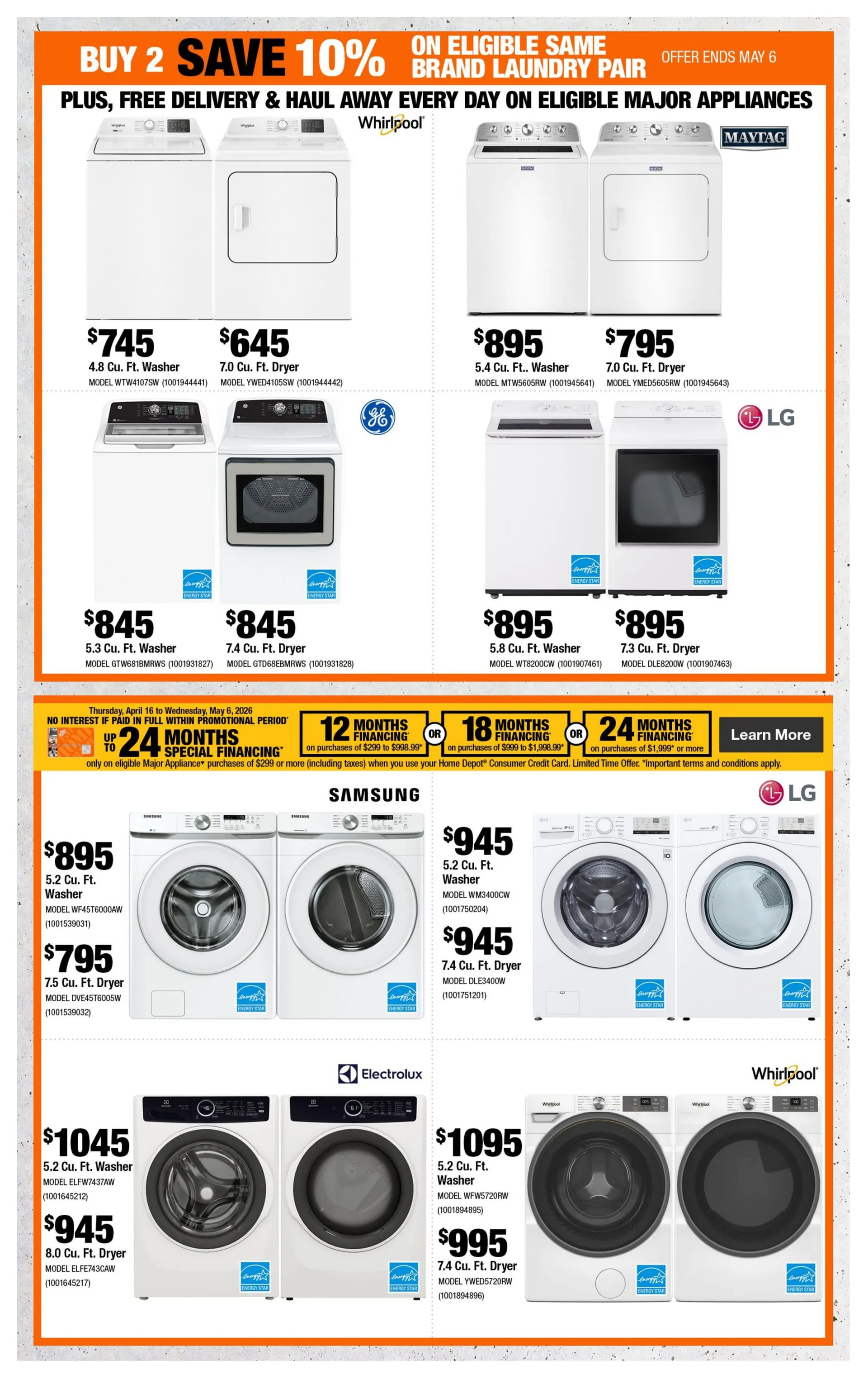 The Home Depot Sales from April 30 to May 13 2026 - flyer page 5