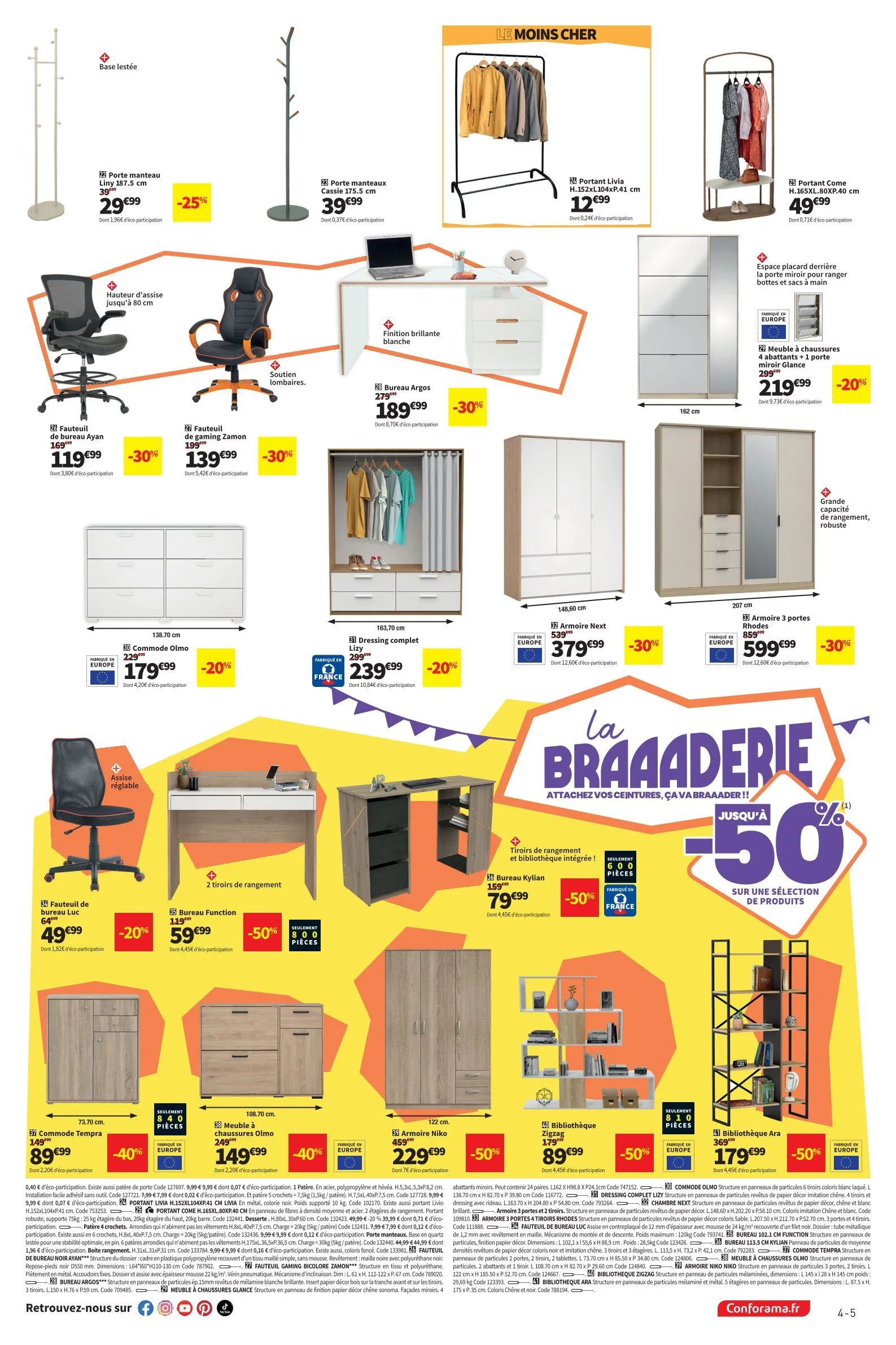 Catalogues Conforama du 31 mars au 27 avril 2026 - Catalogue page 5
