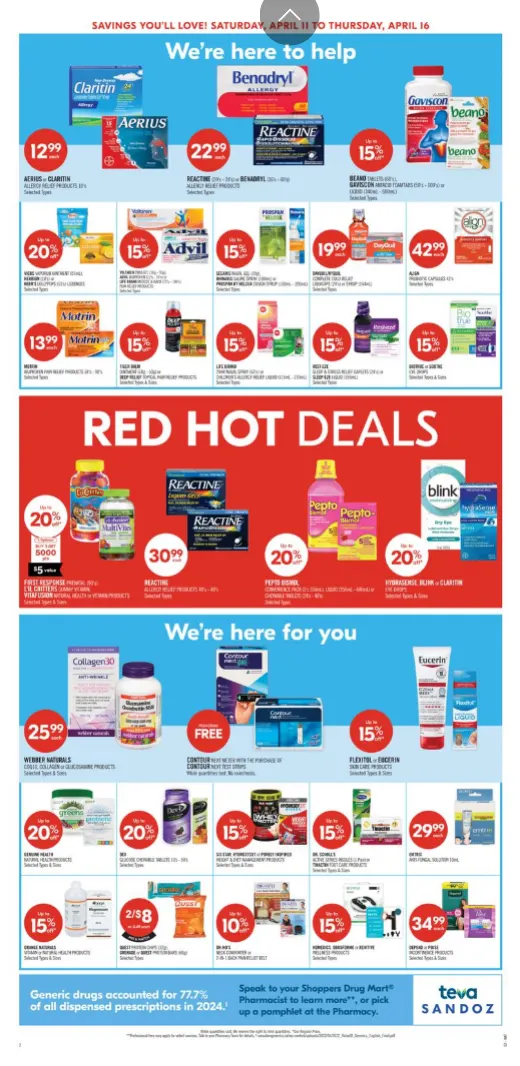 Shoppers Drug Mart Sales from April 11 to April 16 2026 - flyer page 5