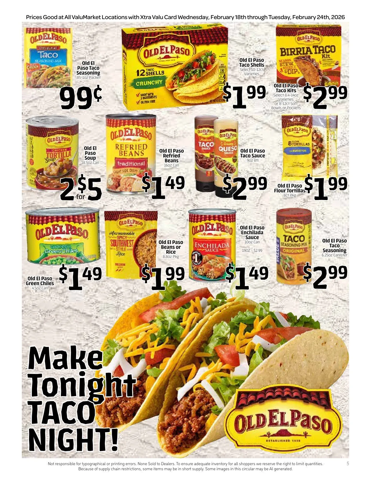 Weekly ad ValuMarket Sales from February 18 to February 24 2026 - Page 5