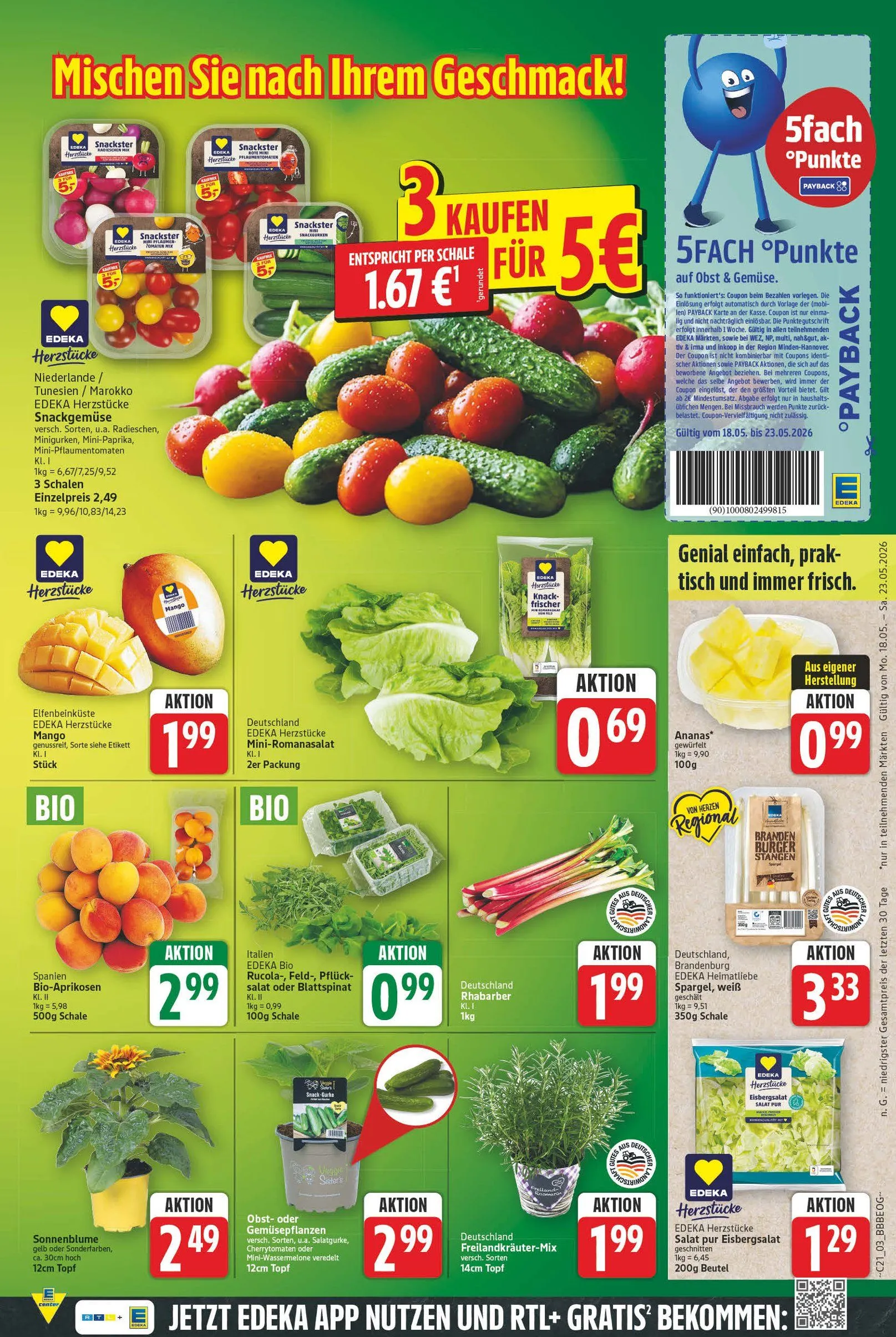  Edeka Angebote von 18. Mai bis 23. Mai 2026 - Prospekt seite 5