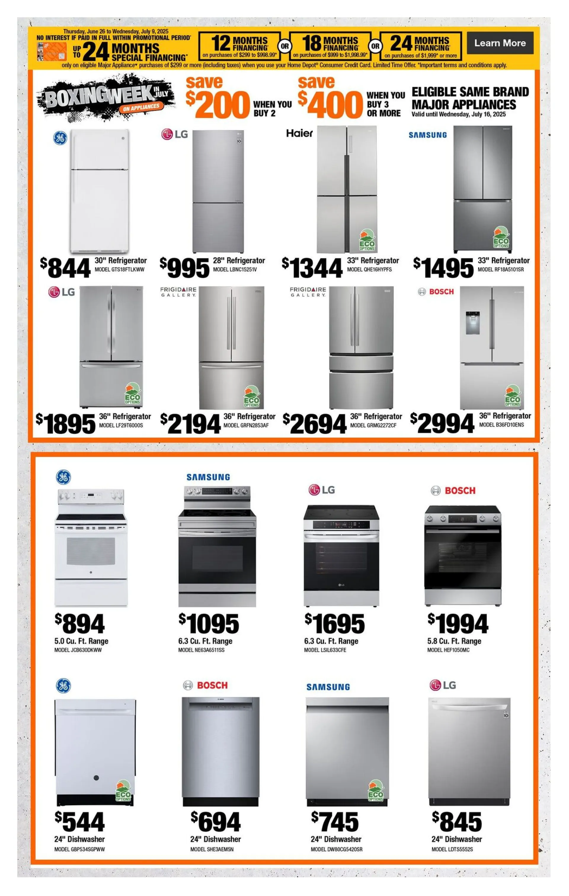 The Home Depot flyers from July 3 to July 16 2025 - flyer page 5