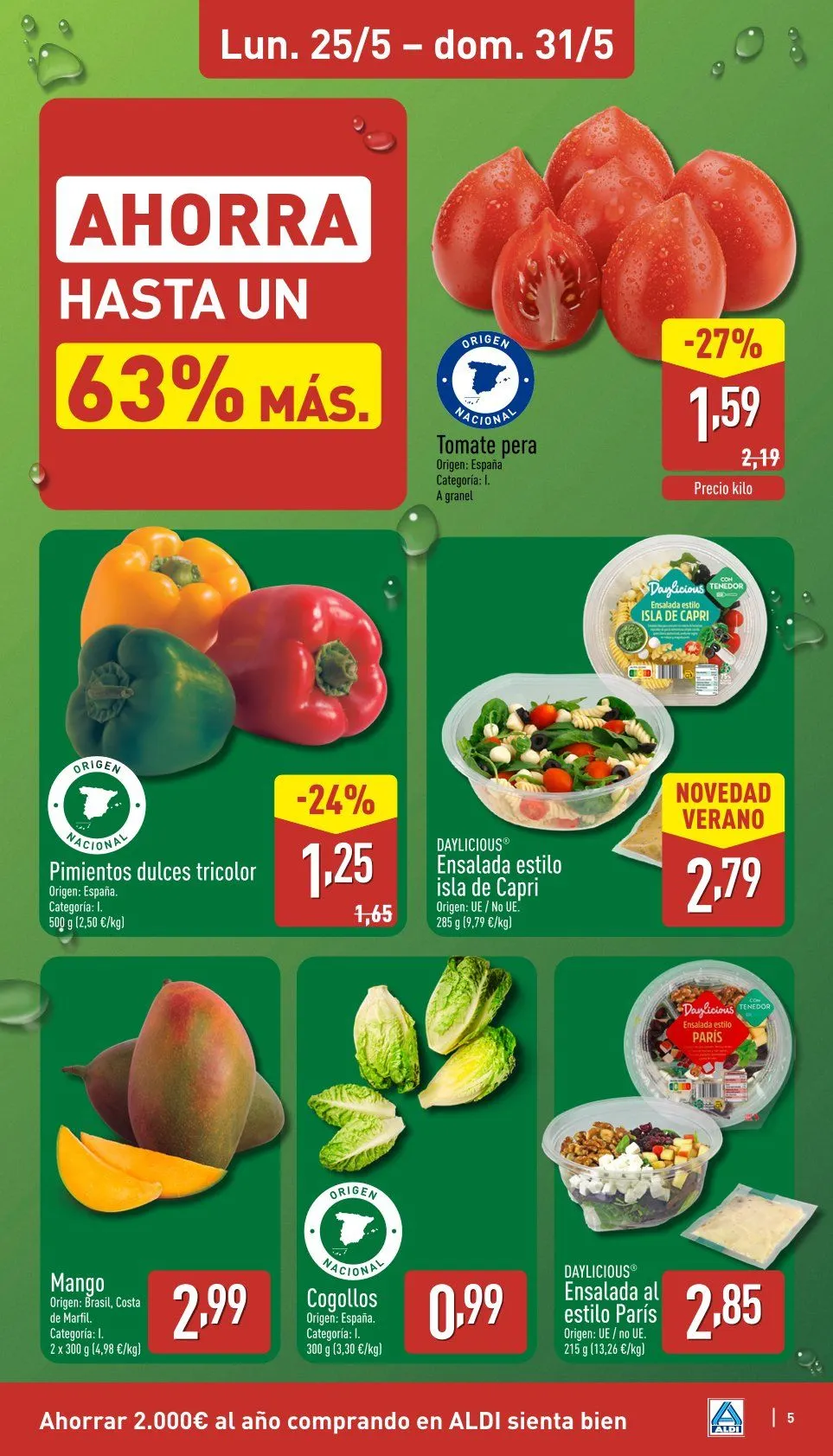 Catálogo de Ofertas de Aldi 25 de mayo al 31 de mayo 2026 - Página 5