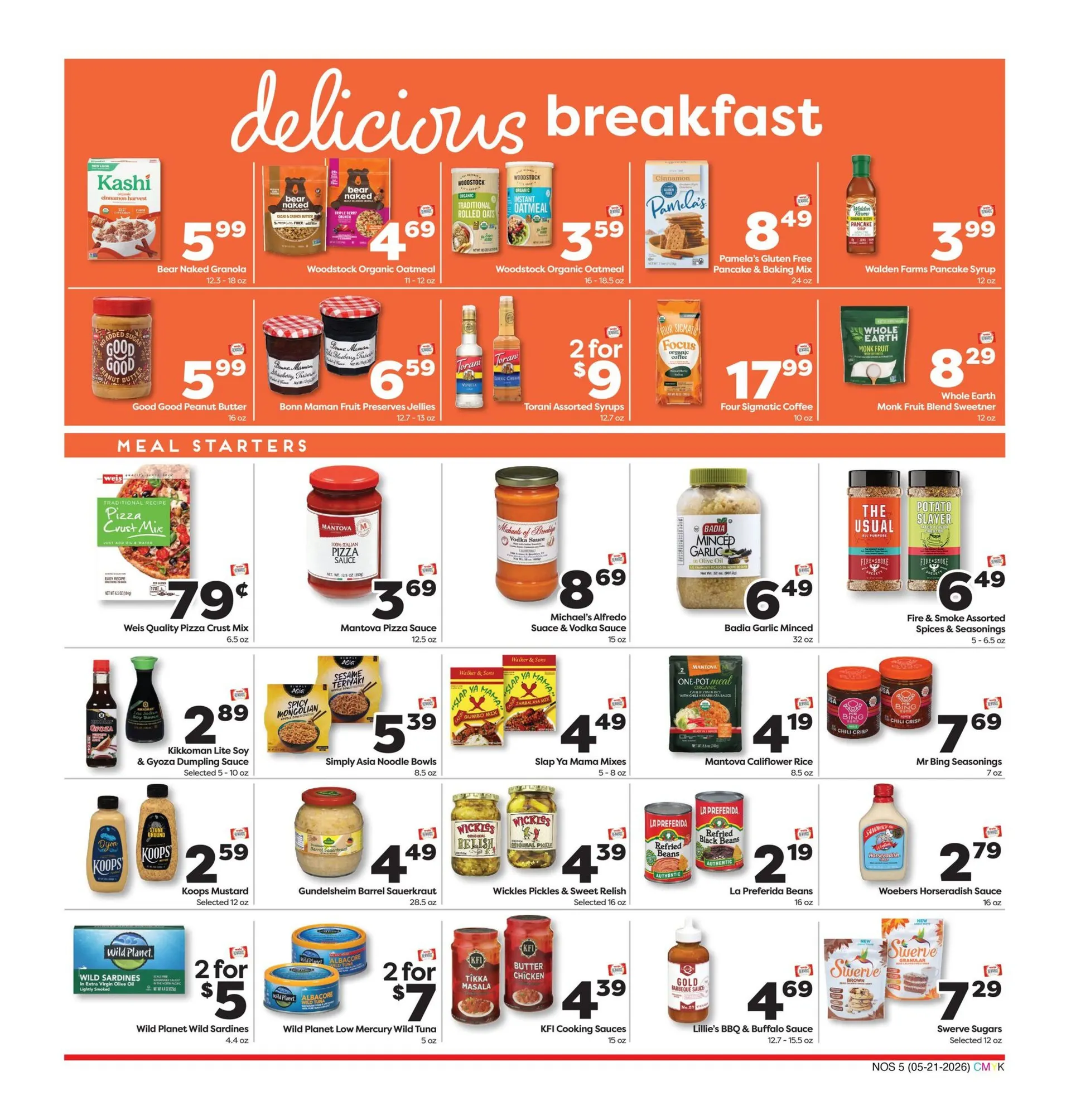 Weekly promotion Weis Sales spanning from May 21 to June 17 2026 - Page 5 for Catalogue 365
