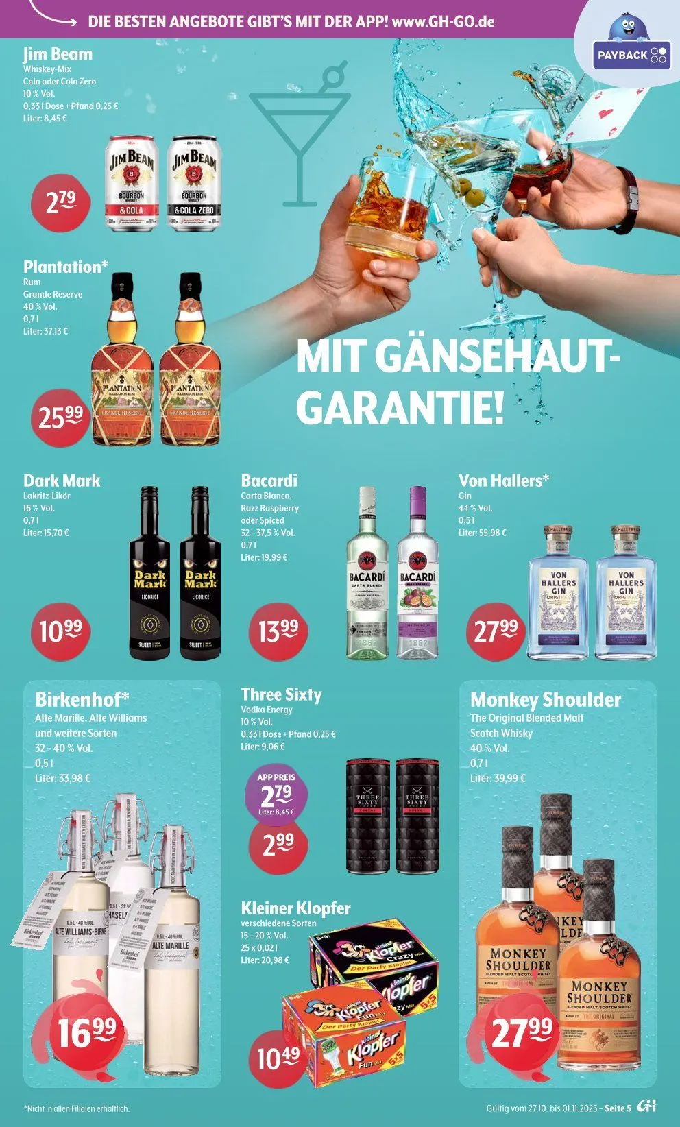 Trink und Spare Prospekte von 27. Oktober bis 1. November 2025 - Prospekt seite 5