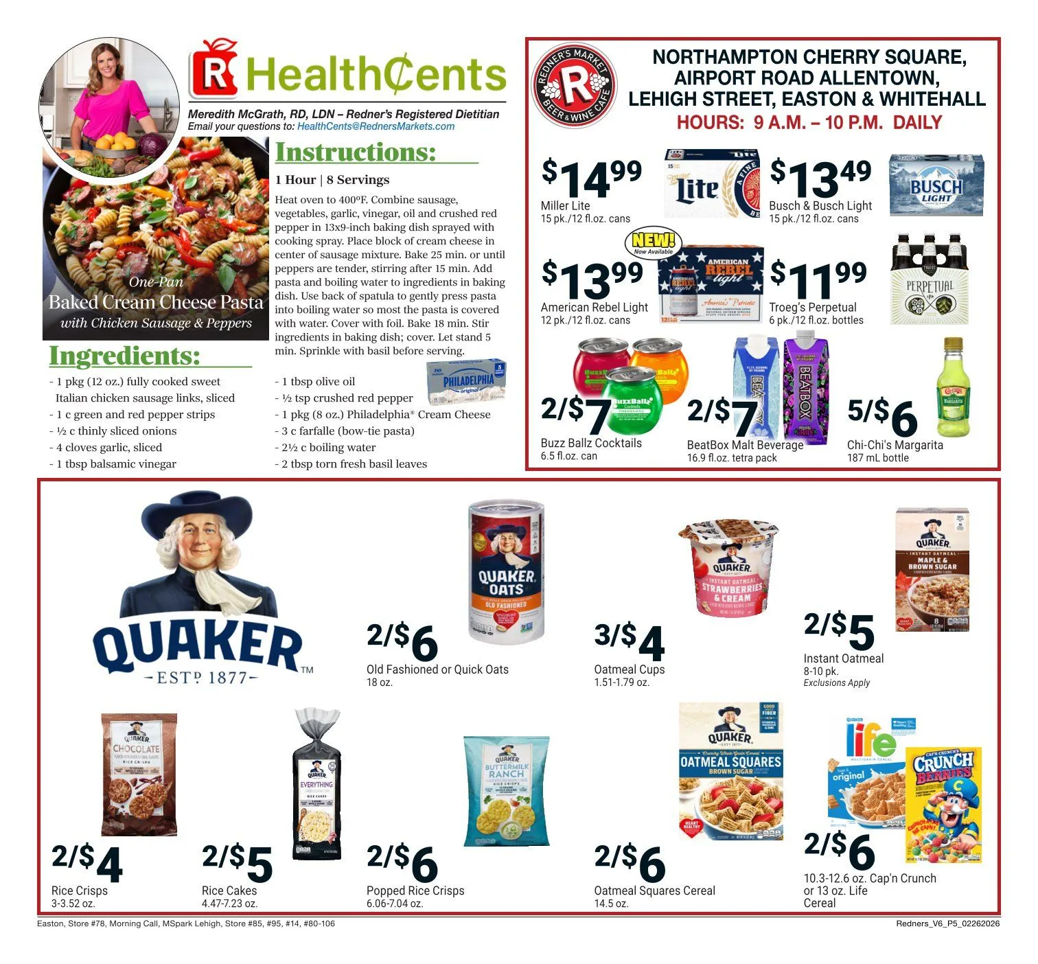 Weekly ad Redner's Market Sales from February 26 to March 4 2026 - Page 5