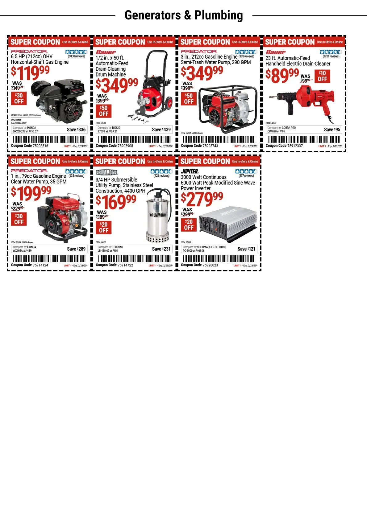 Weekly ad Harbor Freight weekly ads from February 14 to February 26 2025 - Page 5