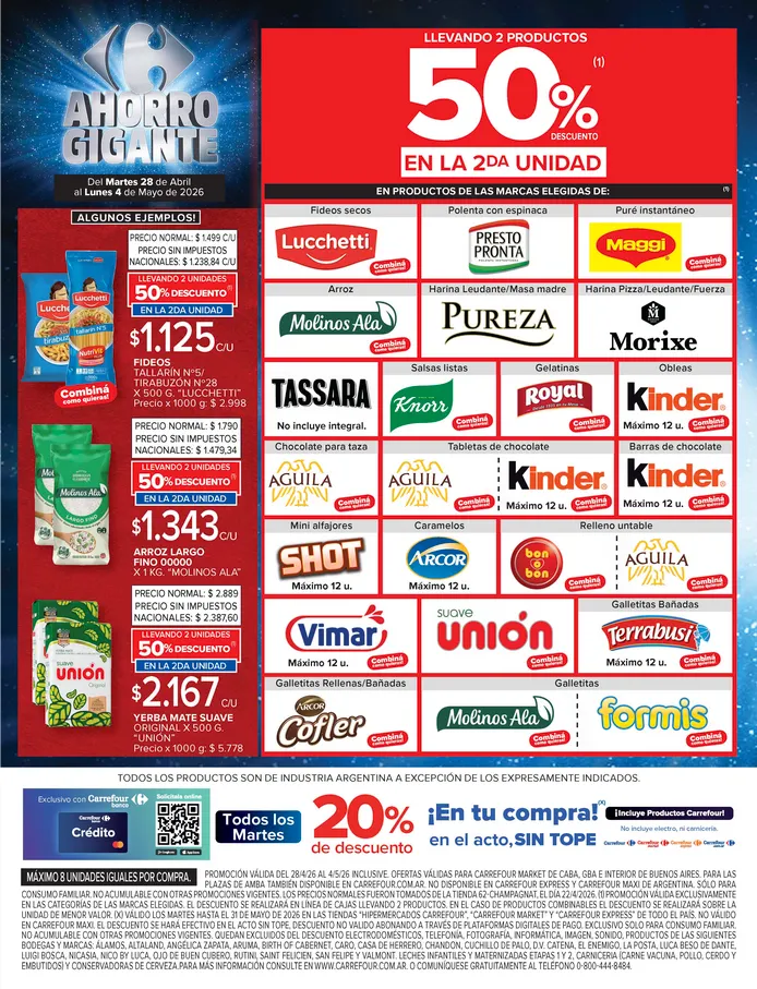 Ofertas de  Ofertas Carrefour Market 28 de abril al 4 de mayo 2026 - Página 5 del catálogo