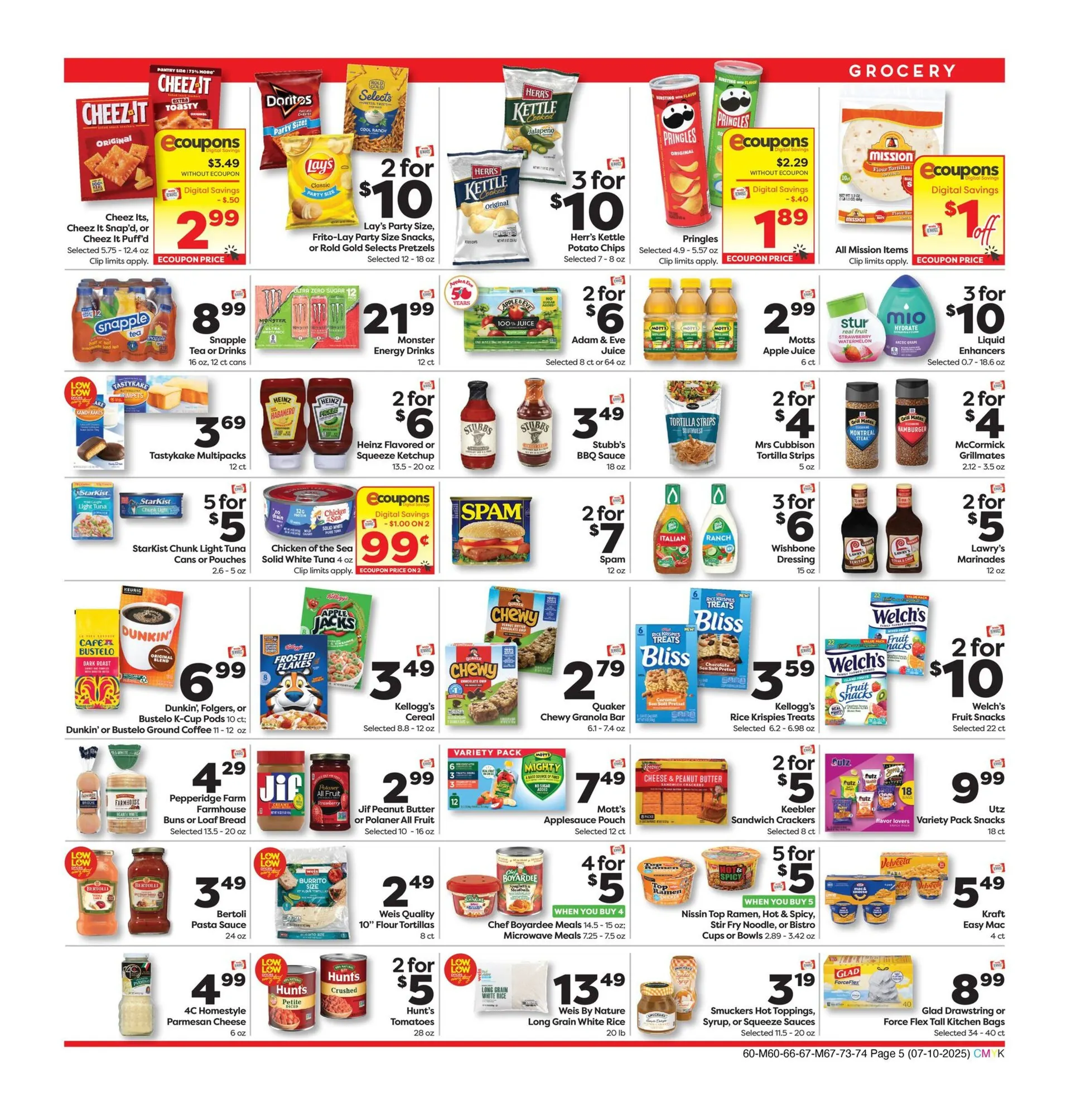 Weekly ad Weis Sales from July 10 to August 20 2025 - Page 5