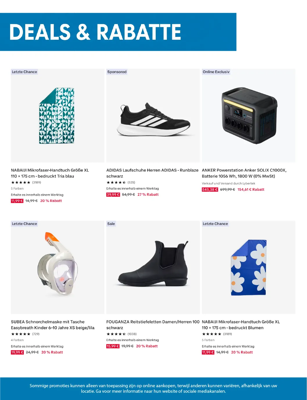 Decathlon Prospekte von 18. September bis 3. Oktober 2025 - Prospekt seite 4