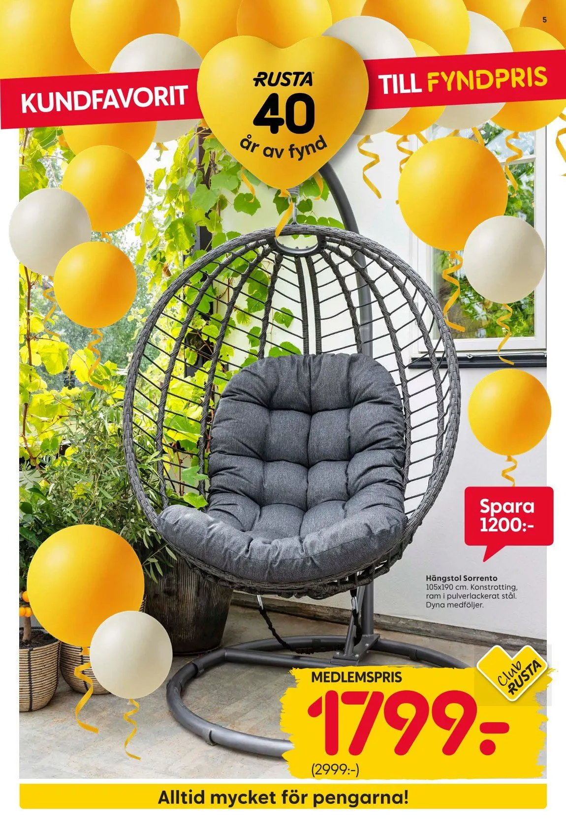 Rusta Erbjudanden från 13 april till 18 april 2026 - Reklamblad sidor 5