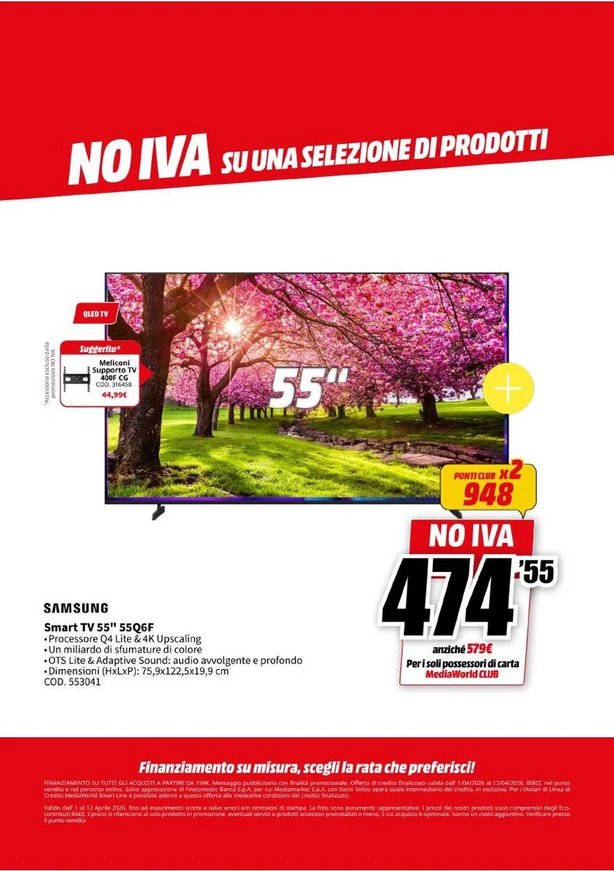 Volantini MEDIAWORLD da 1 aprile a 12 aprile di 2026 - Pagina del volantino 5
