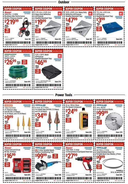 Weekly ad Harbor Freigh Sales from July 28 to August 17 2025 - Page 4