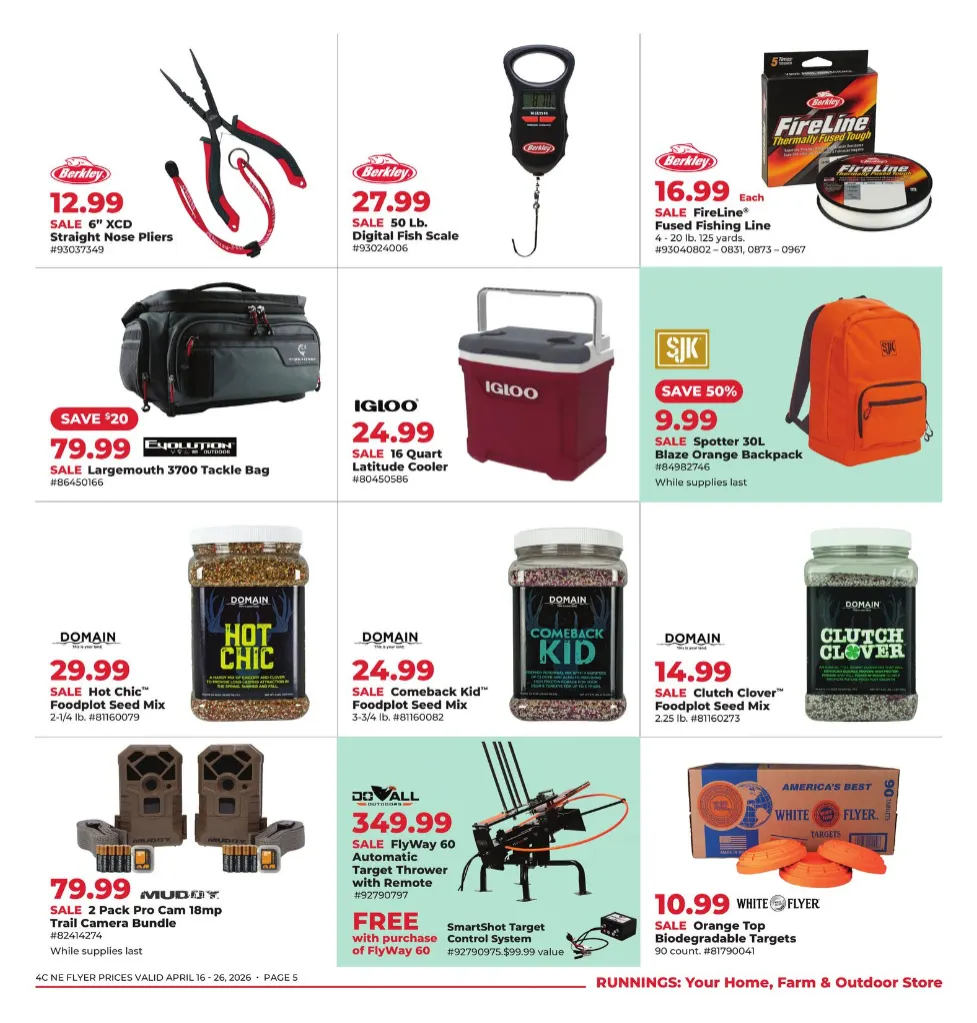 Weekly promotion Runnings Sales spanning from April 16 to April 26 2026 - Page 5 for Catalogue 365