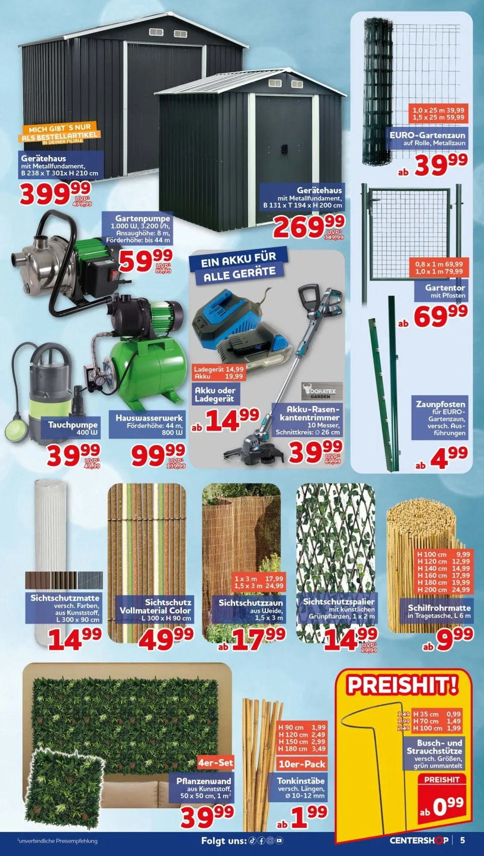 CENTERSHOP Angebote von 27. Juli bis 2. August 2026 - Prospekt seite 5