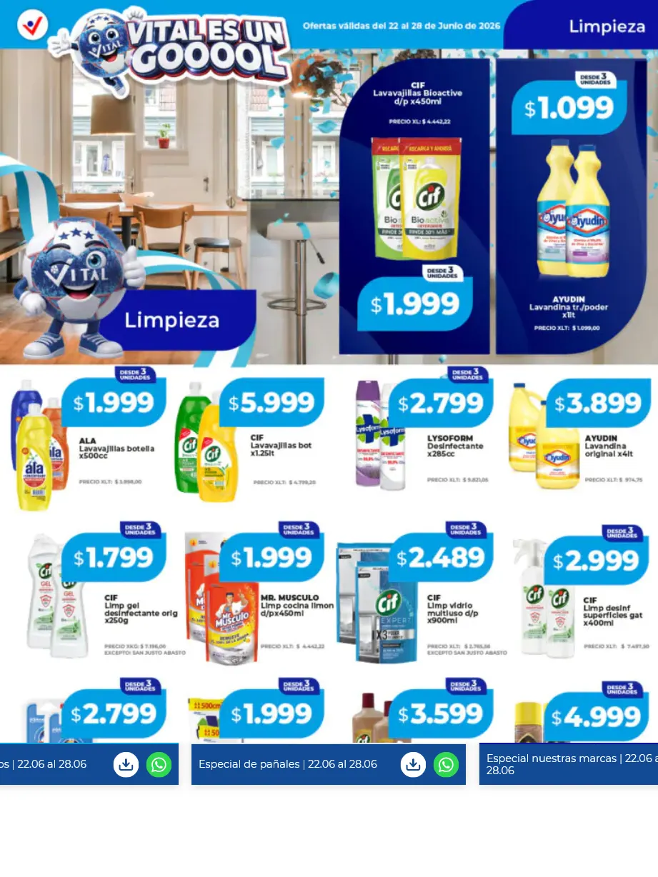 Ofertas de Vital Ofertas 22 de junio al 28 de junio 2026 - Página 5 del catálogo