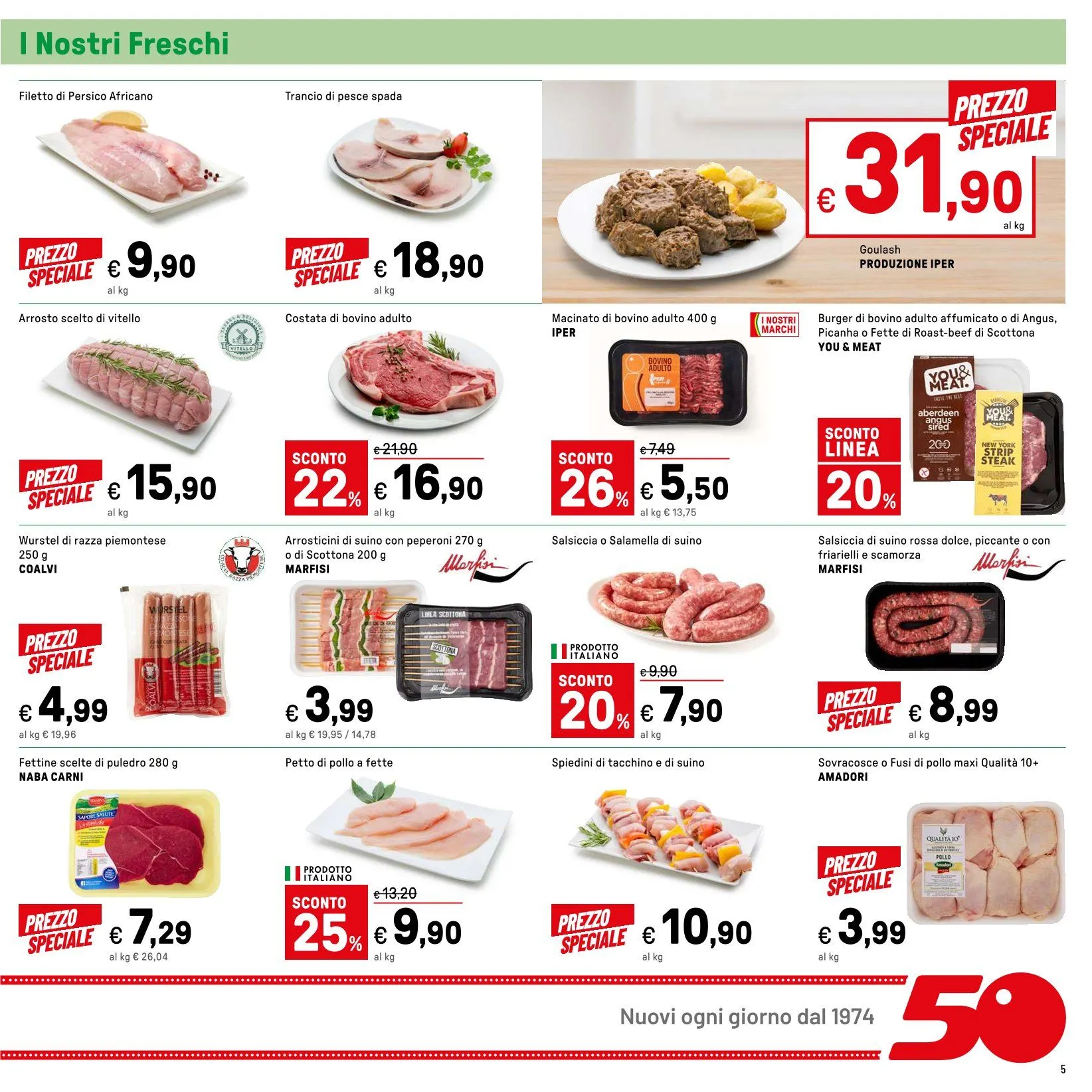 Iper, La grande i Brochure Offerte da 23 settembre a 2 ottobre di 2024 - Pagina del volantino 5